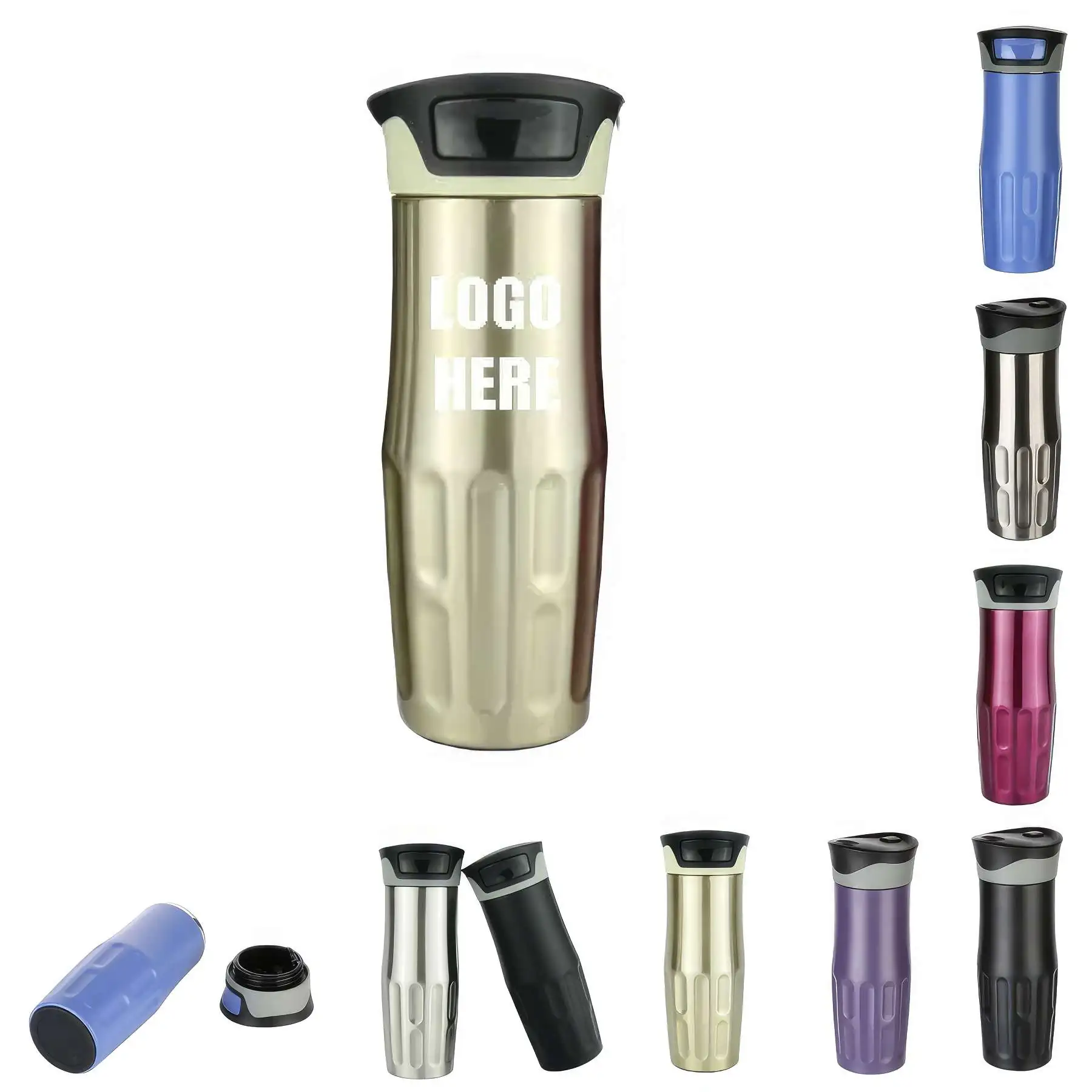Custom 14 oz Stainless Steel Vacuum Insulated Water Bottle