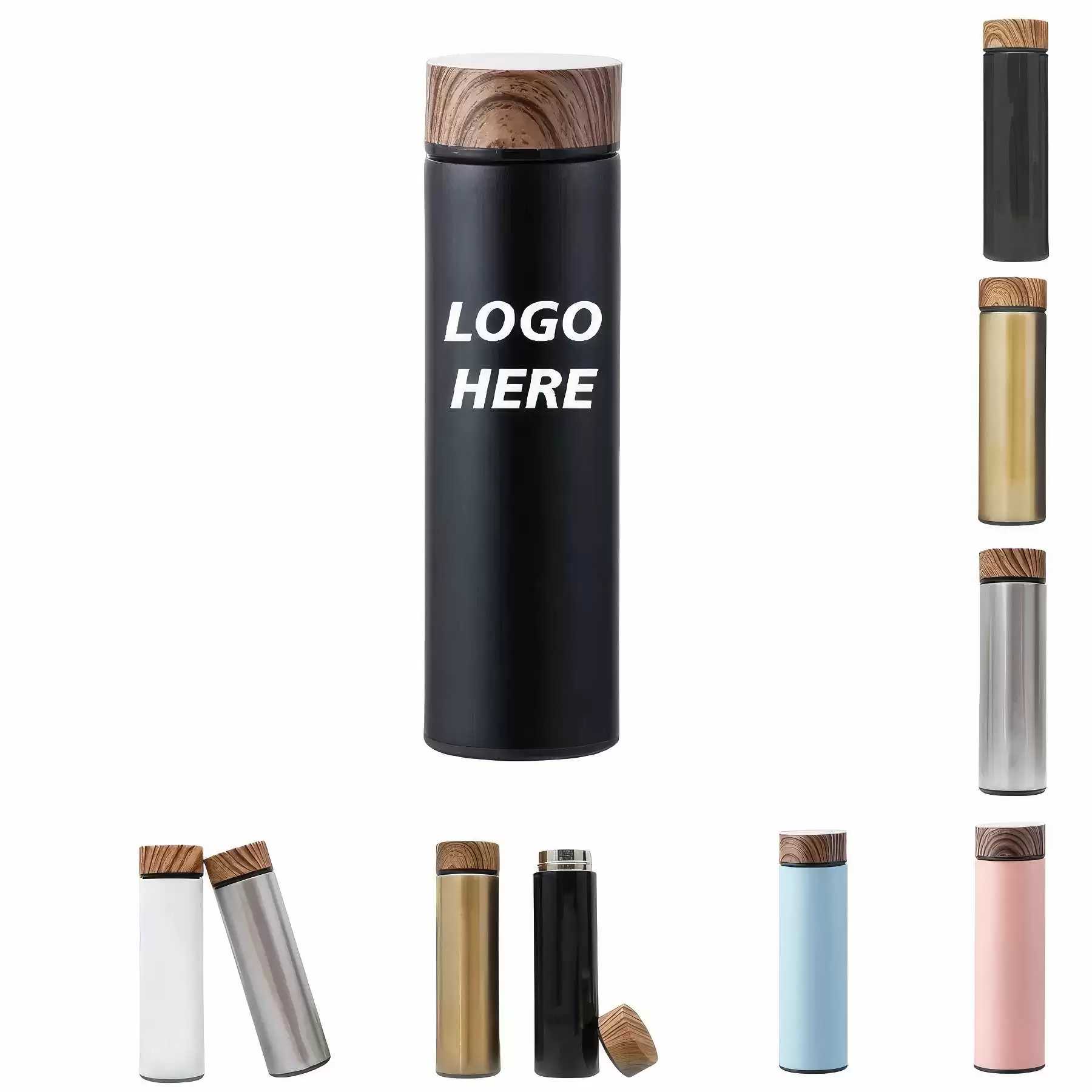 Custom 17 oz Stainless Steel Vacuum Water Bottle