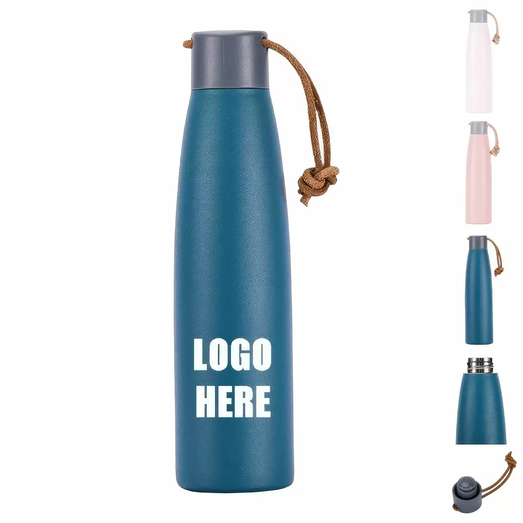Custom 18.7 oz Stainless Steel Vacuum Insulated Water Bottle