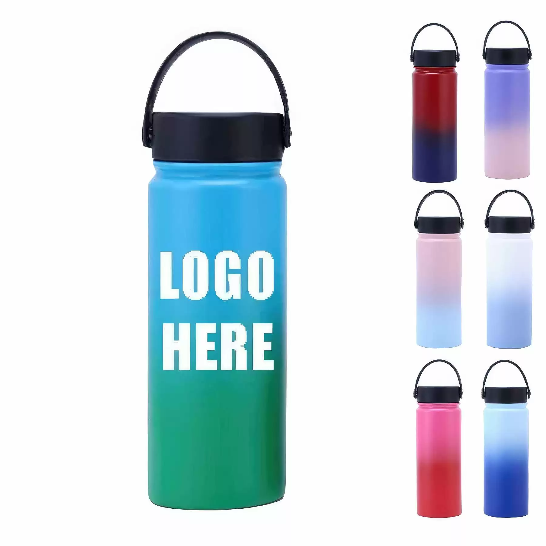 Custom 18 oz Stainless Steel Vacuum Insulated Water Bottle