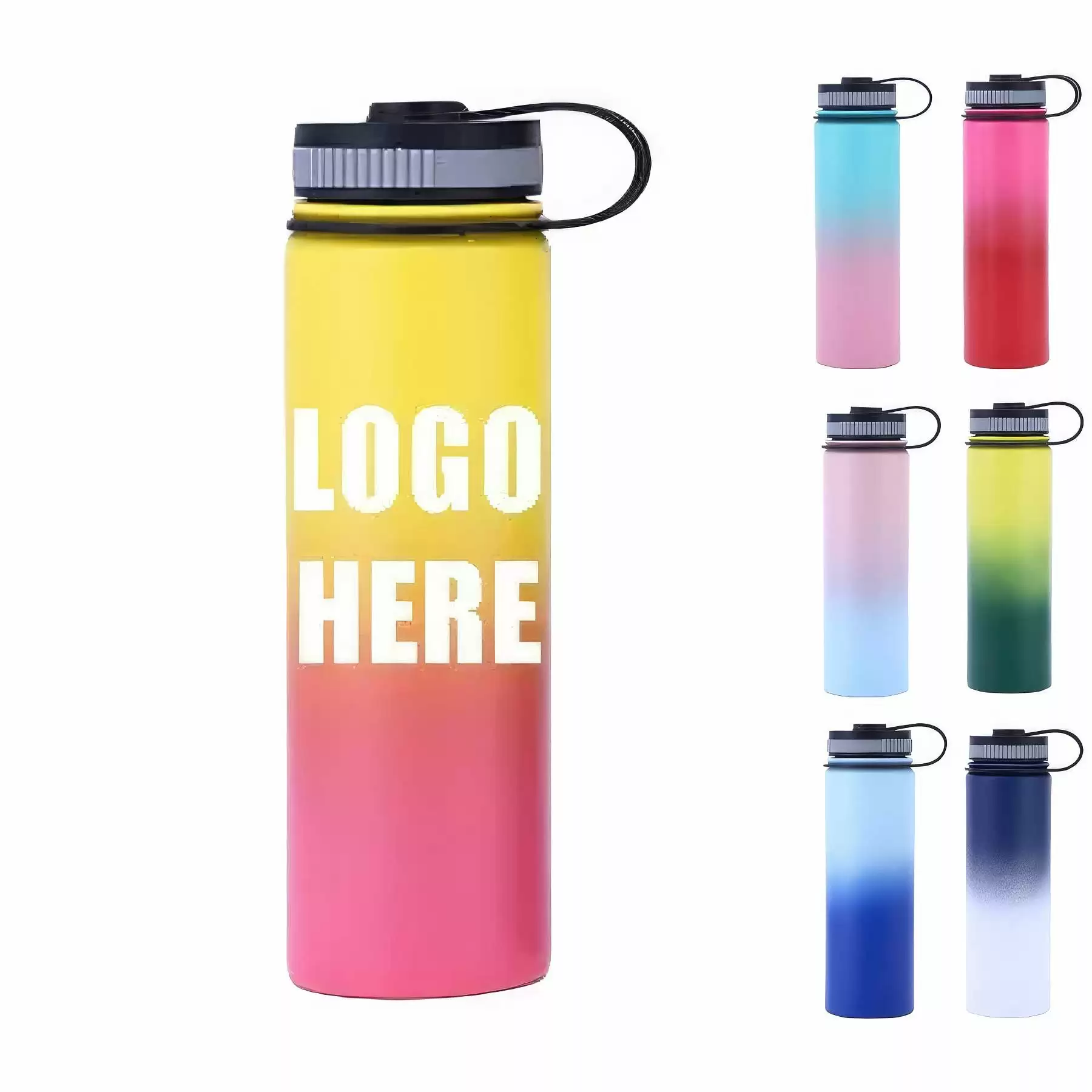 Custom 22 oz Stainless Steel Vacuum Insulated Water Bottle