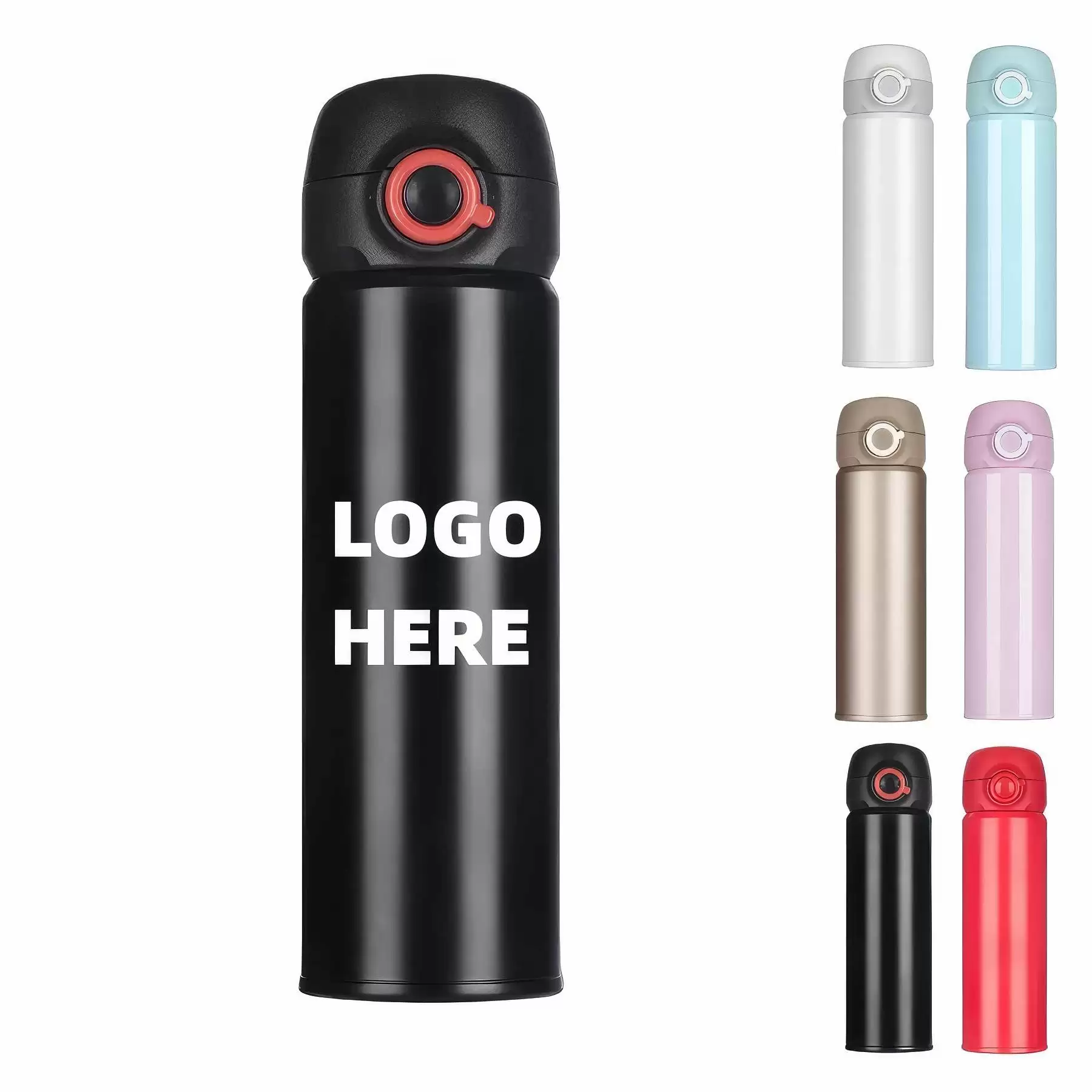 Custom 17 oz Stainless Steel Vacuum Insulated Water Bottle