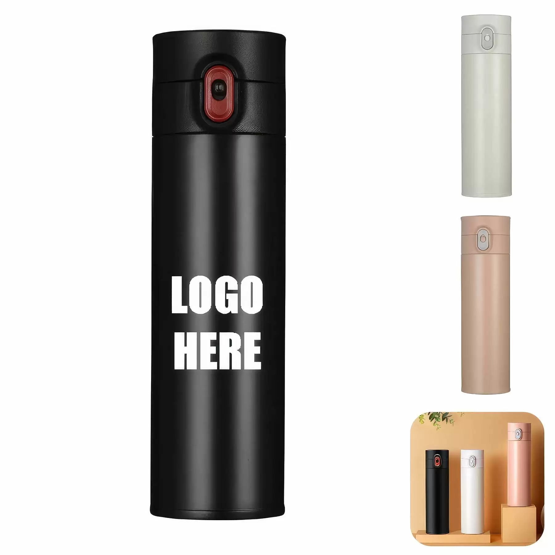 Custom 14 oz Stainless Steel Vacuum Insulated Water Bottle
