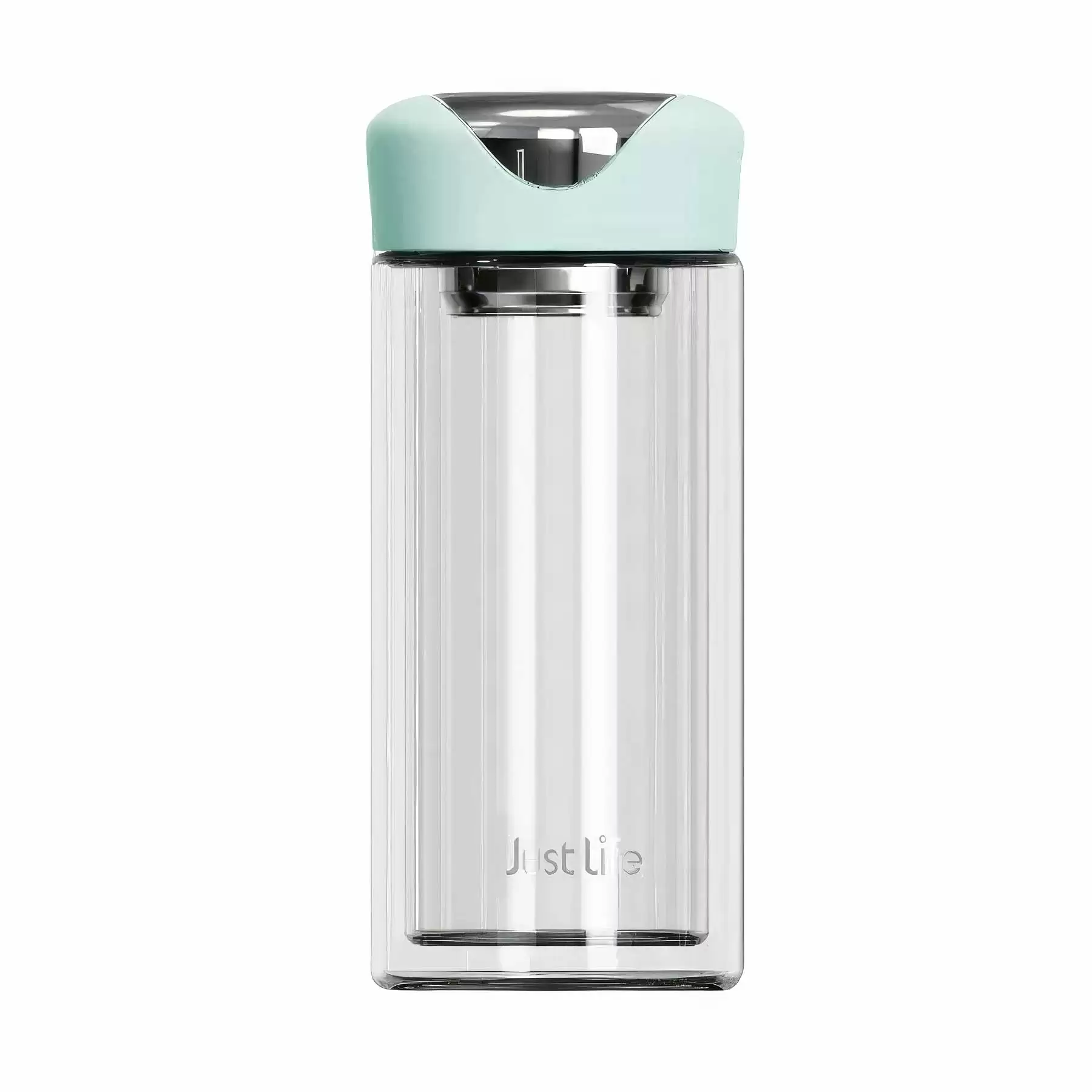 Custom 8 oz High-strength Borosilicate Glass Water Bottle - Image 2