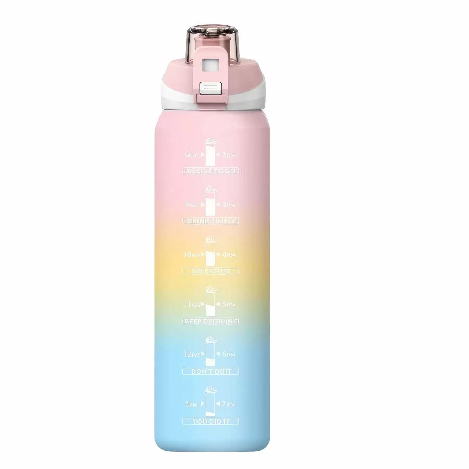 Custom 34 oz PC Material Frosted Water Bottle - Image 2