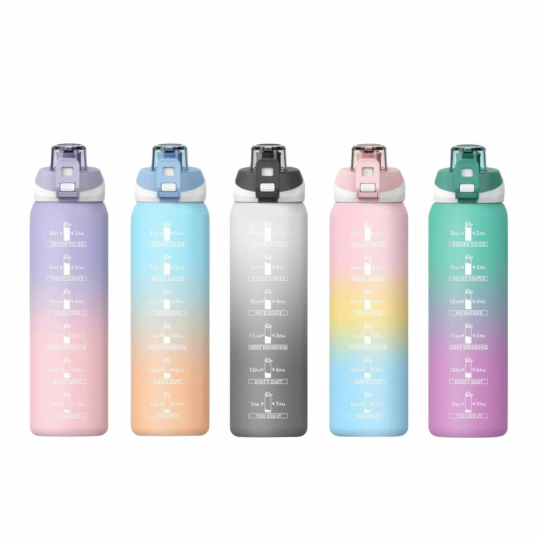 Custom 34 oz PC Material Frosted Water Bottle