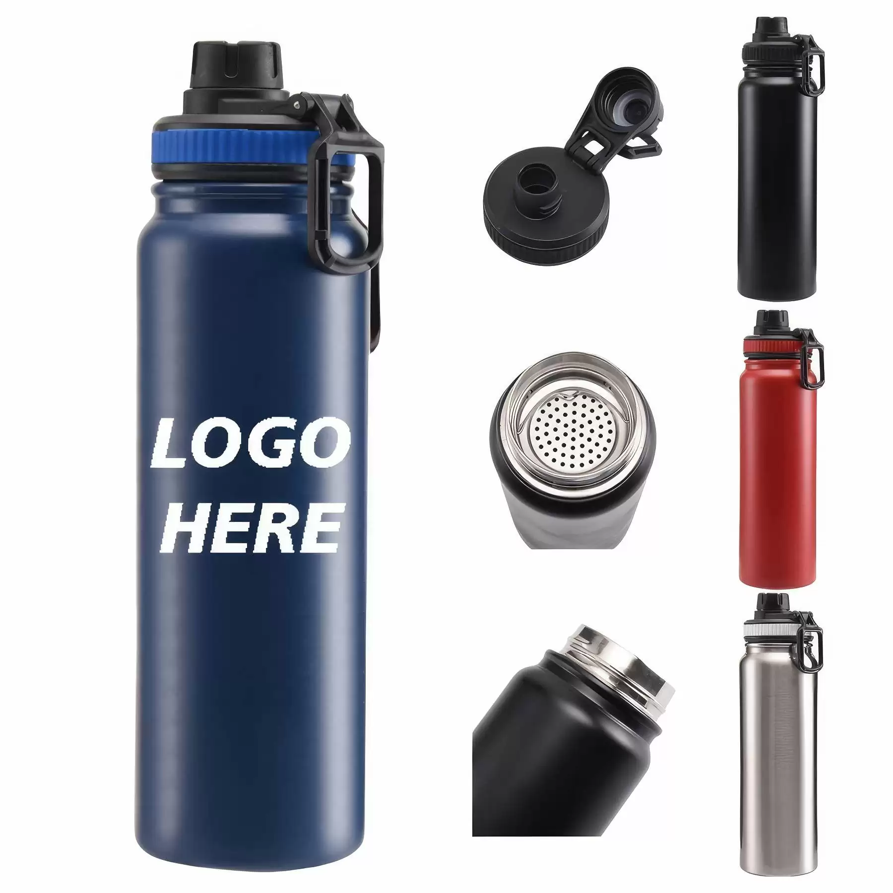 Custom 20 oz Stainless Steel Vacuum Insulated Water Bottle