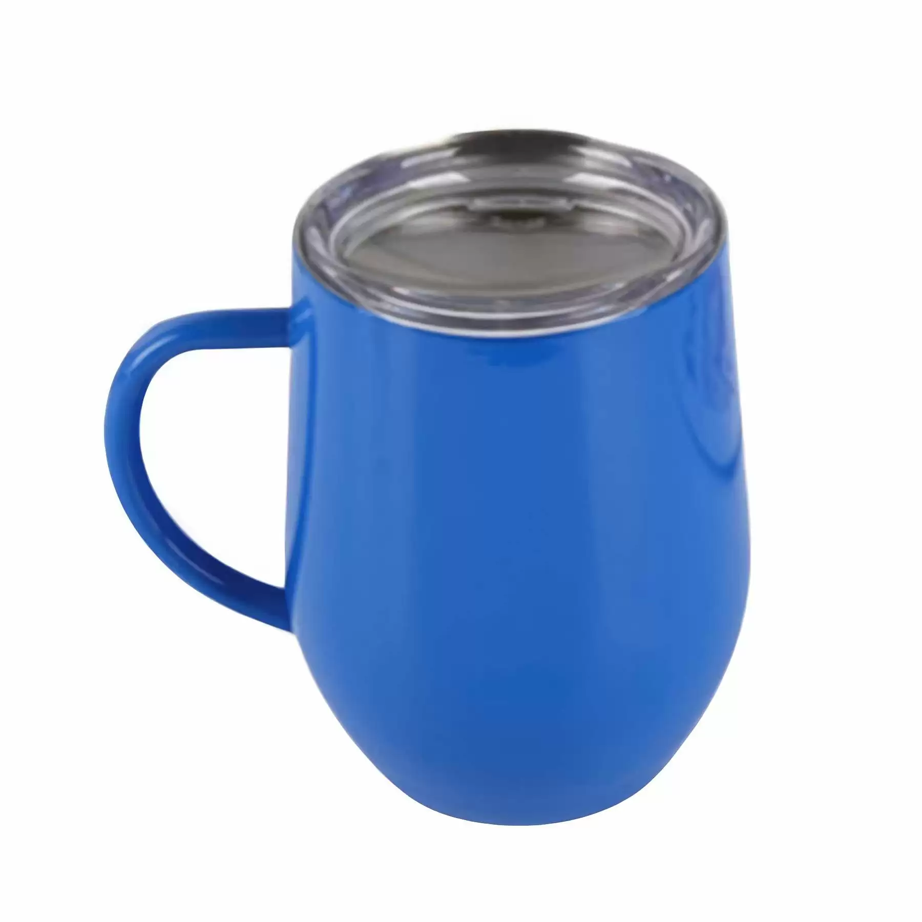 Custom 12 oz Stainless Steel Travel Coffee Mug With Handle - Image 2