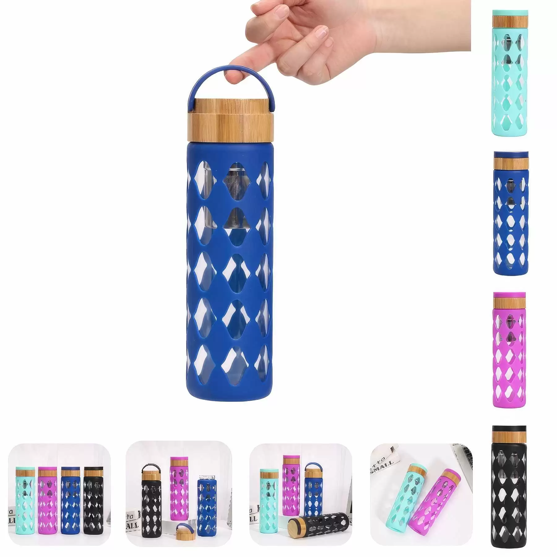 High-strength Borosilicate Glass Water Bottle