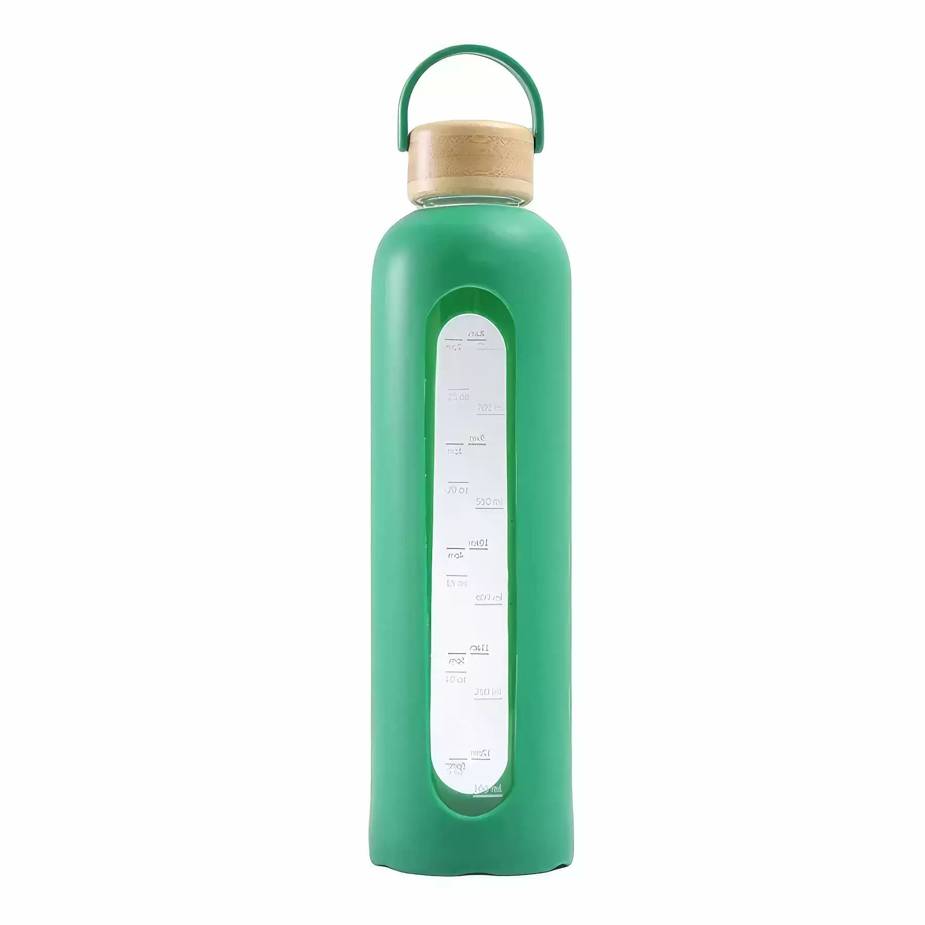 Custom 34 oz Glass Water Bottle with Time Marker - Image 2
