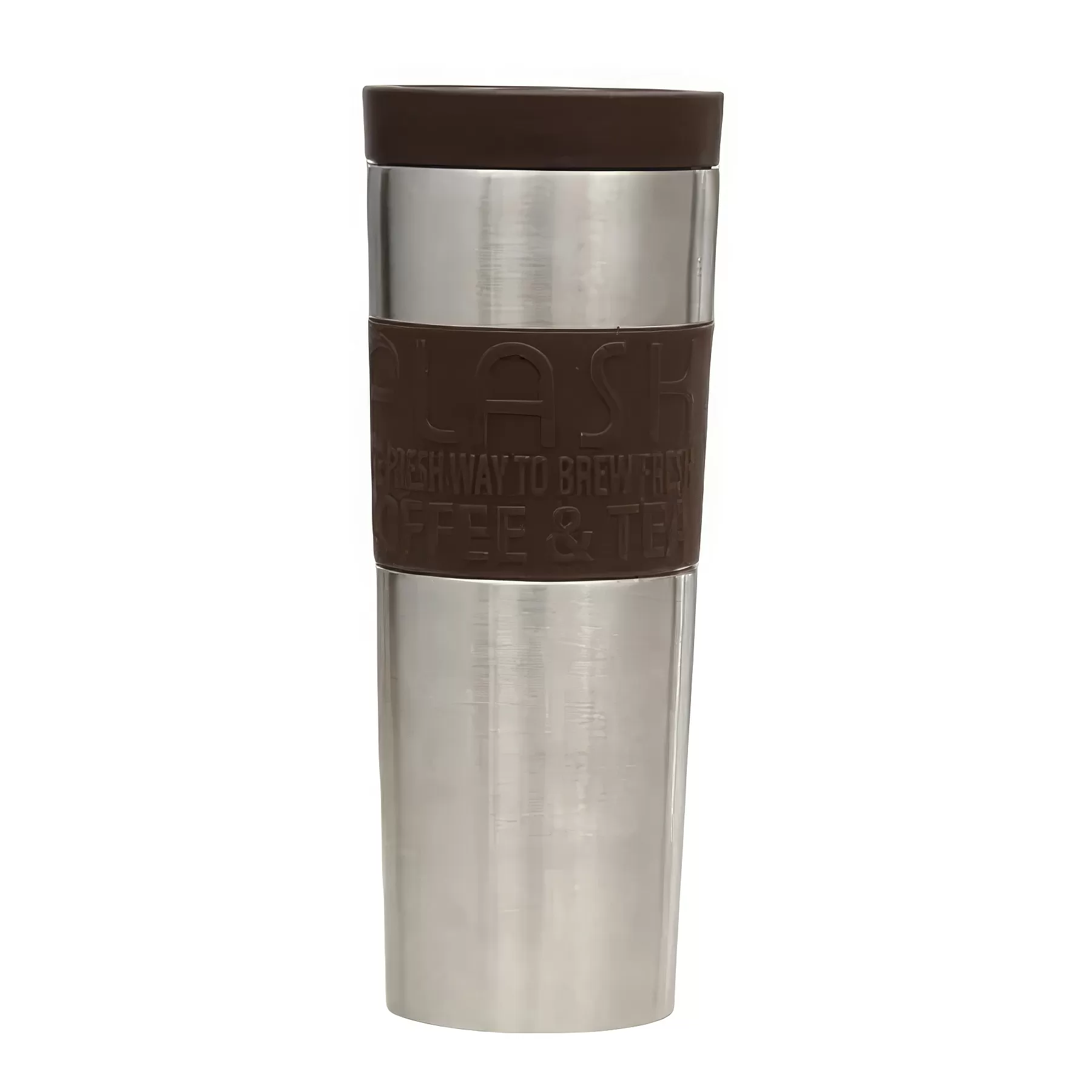20 oz Stainless Steel Travel Coffee Mug With Silicone Sleeve - Image 2