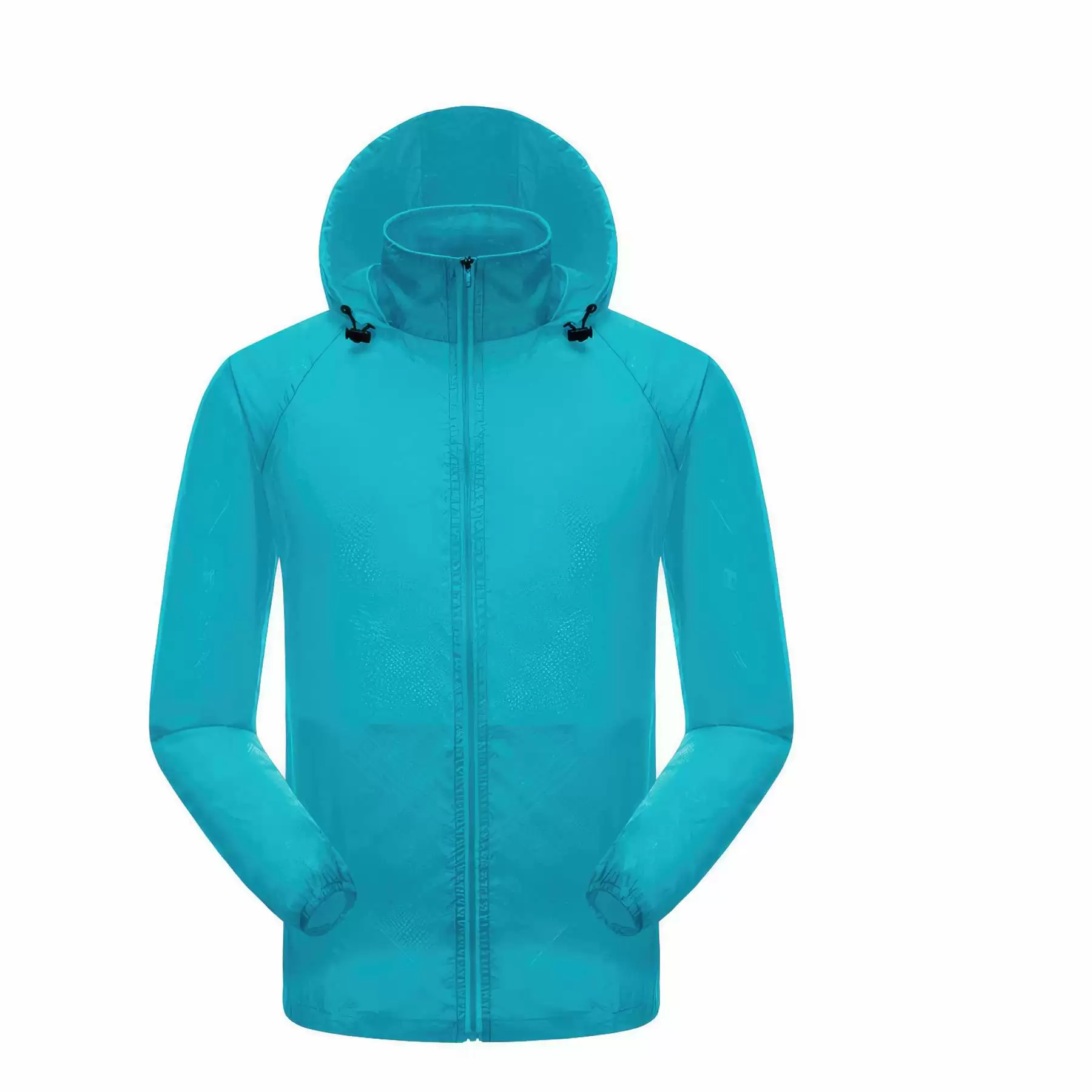 Custom Lightweight UV Protection Full-Zip Hoodie Jacket - Image 2