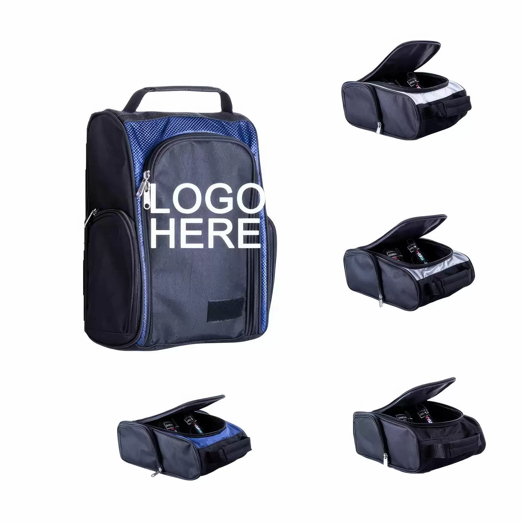 Custom Gift Oxford Fabric Panel Golf Shoe Bag