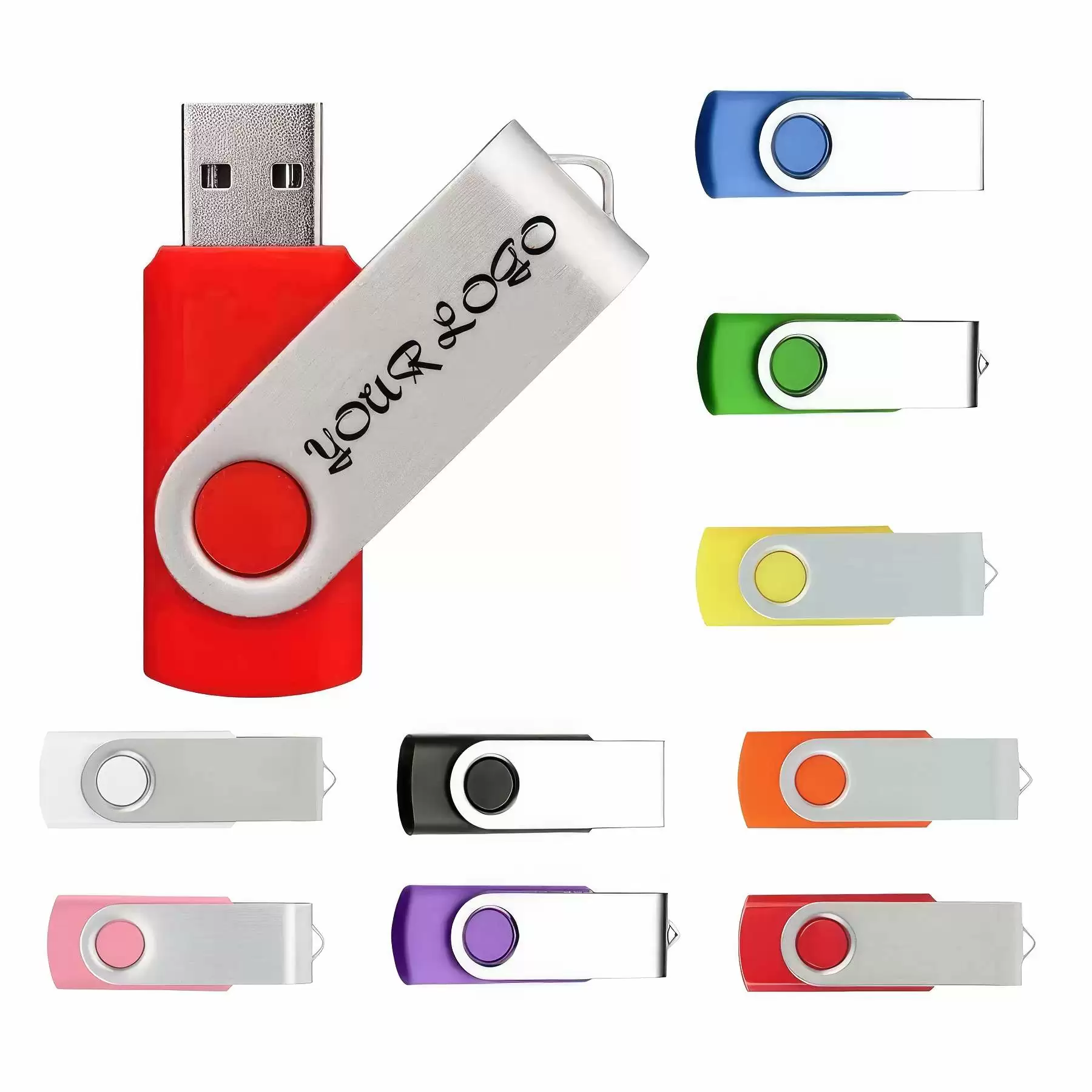 Swivel USB Flash Drive: 16 GB