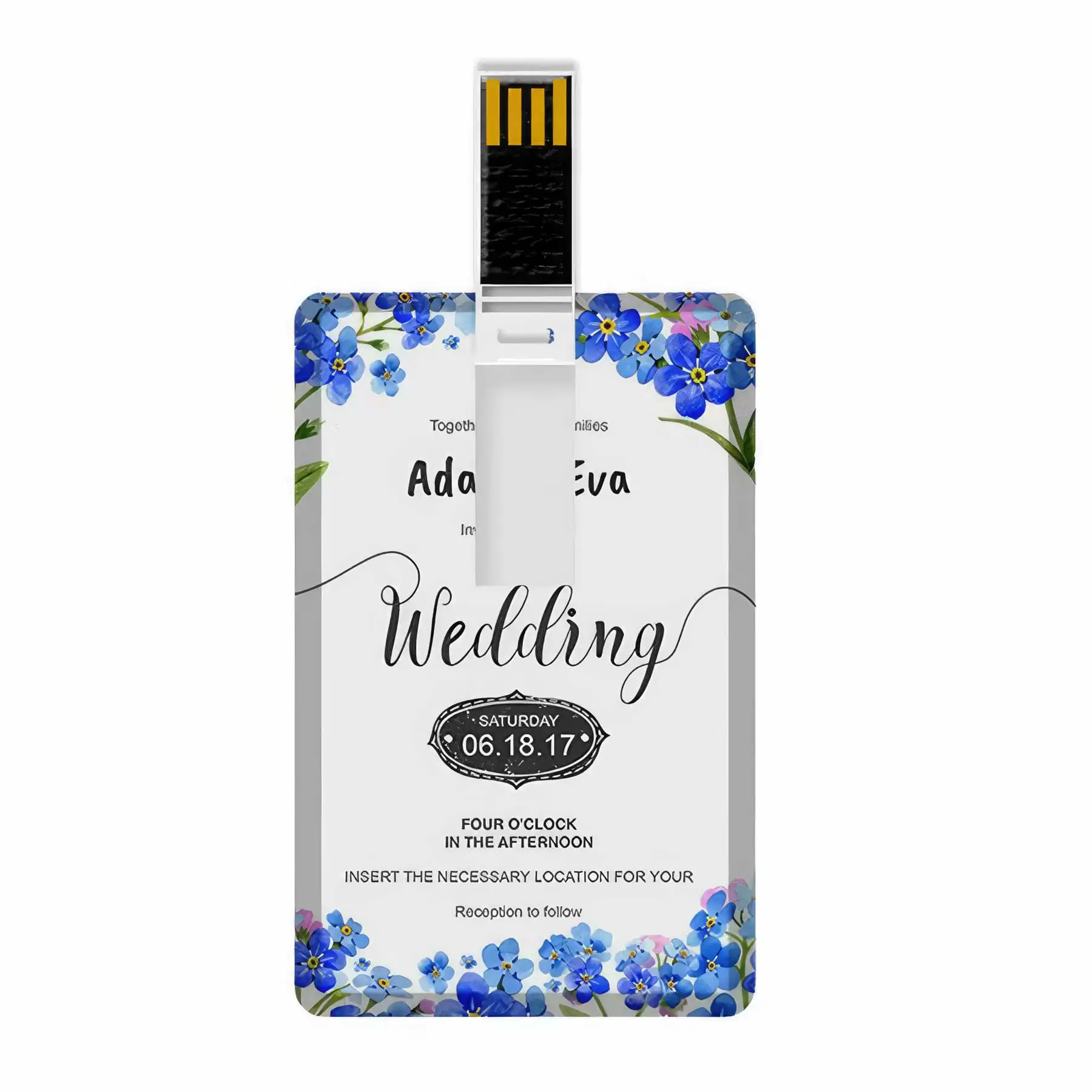 Customizable Credit Card USB Flash Drive: 16 GB - Image 2