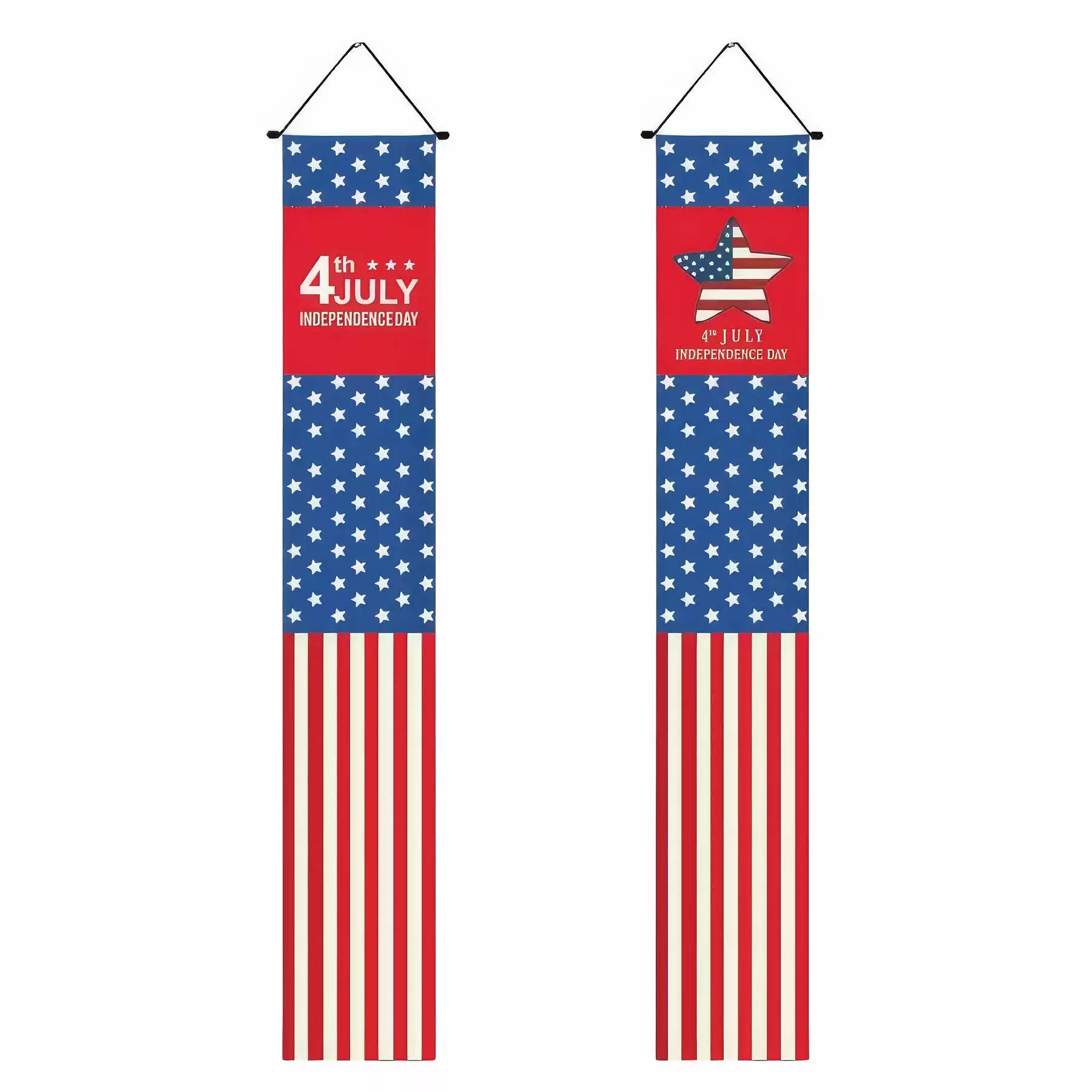 4th of July Porch Signs, Independence Day Door Banners - Image 2
