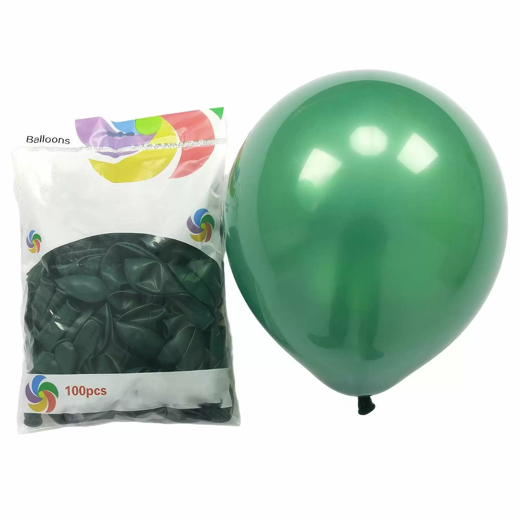 Custom Christmas Party 10" Latex Balloon - 100pcs Set - Image 2