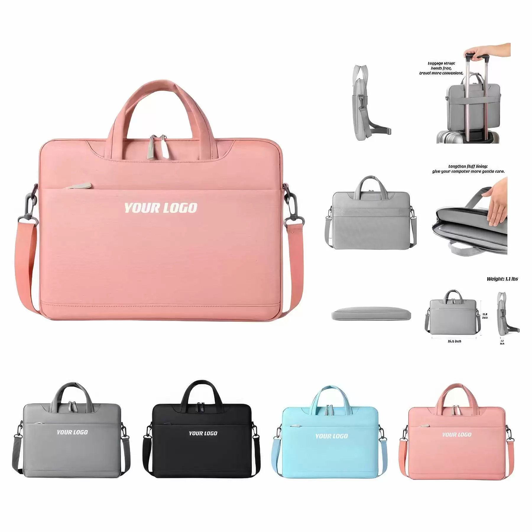 Customizable Laptop Case & Computer Messenger Bag