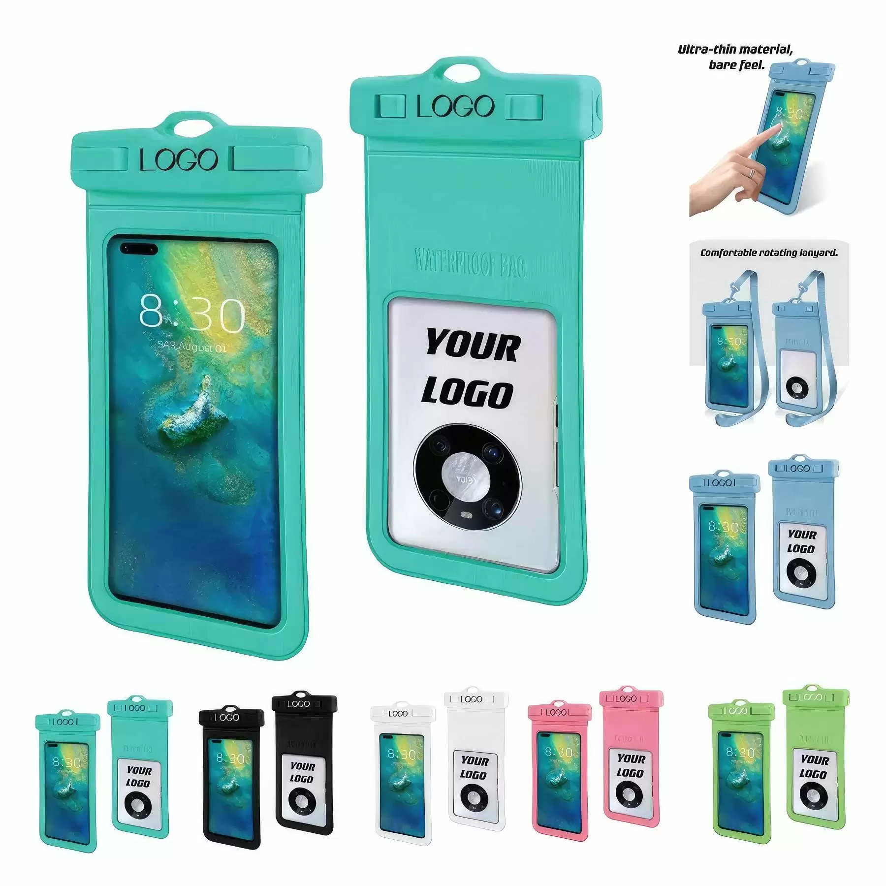 Customizable Waterproof Phone Pouch