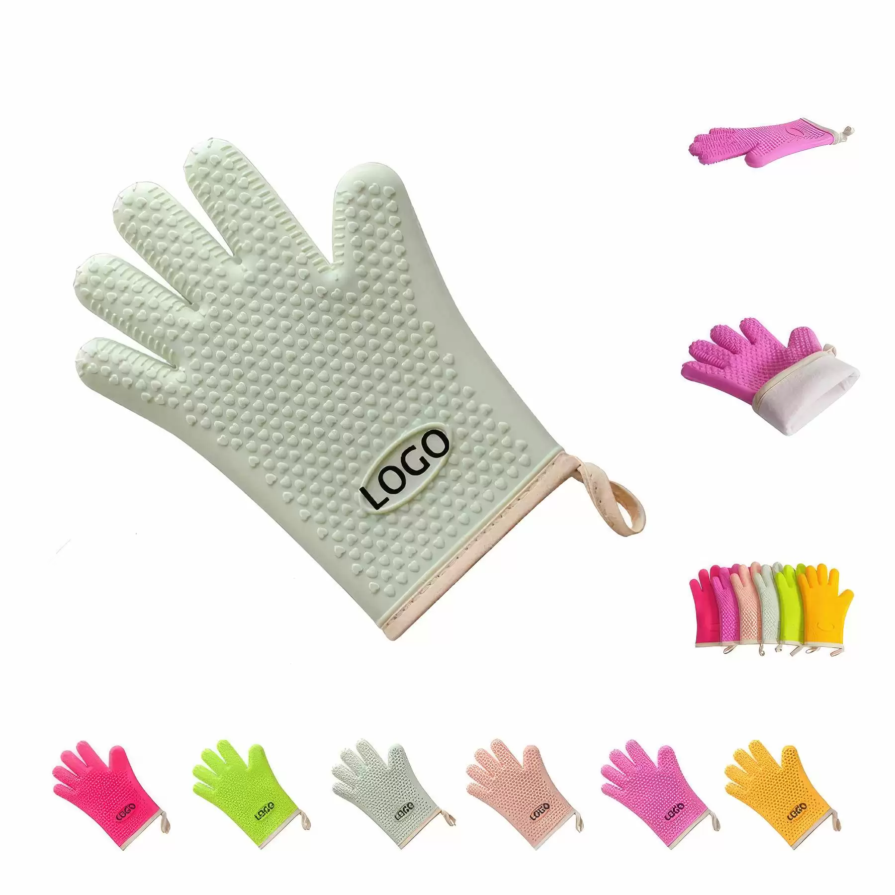 Custom Gift Silicone Kids Baking Oven Mitt & BBQ Glove