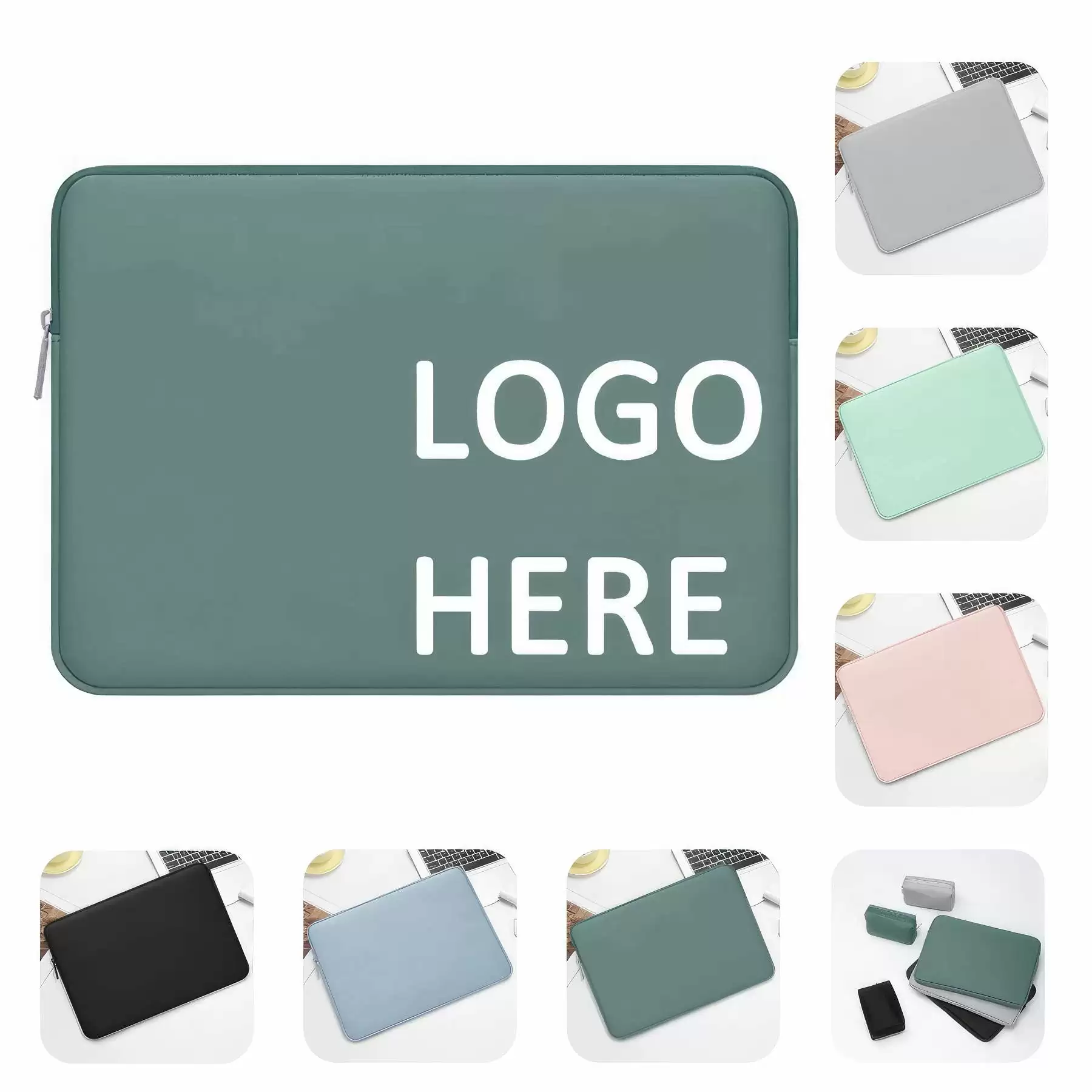 PU Leather Laptop Sleeve Bag & Computer Protective Case 12 inches