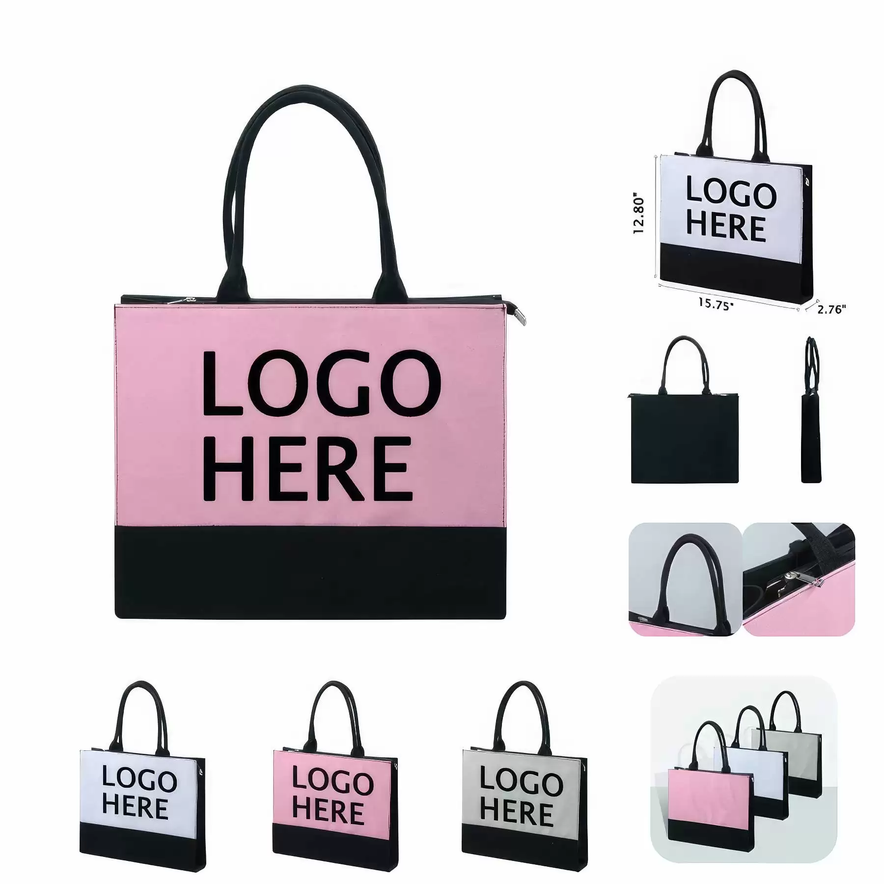 Custom Canvas Shopping Handbag & Eco-Friendly Tote Bag