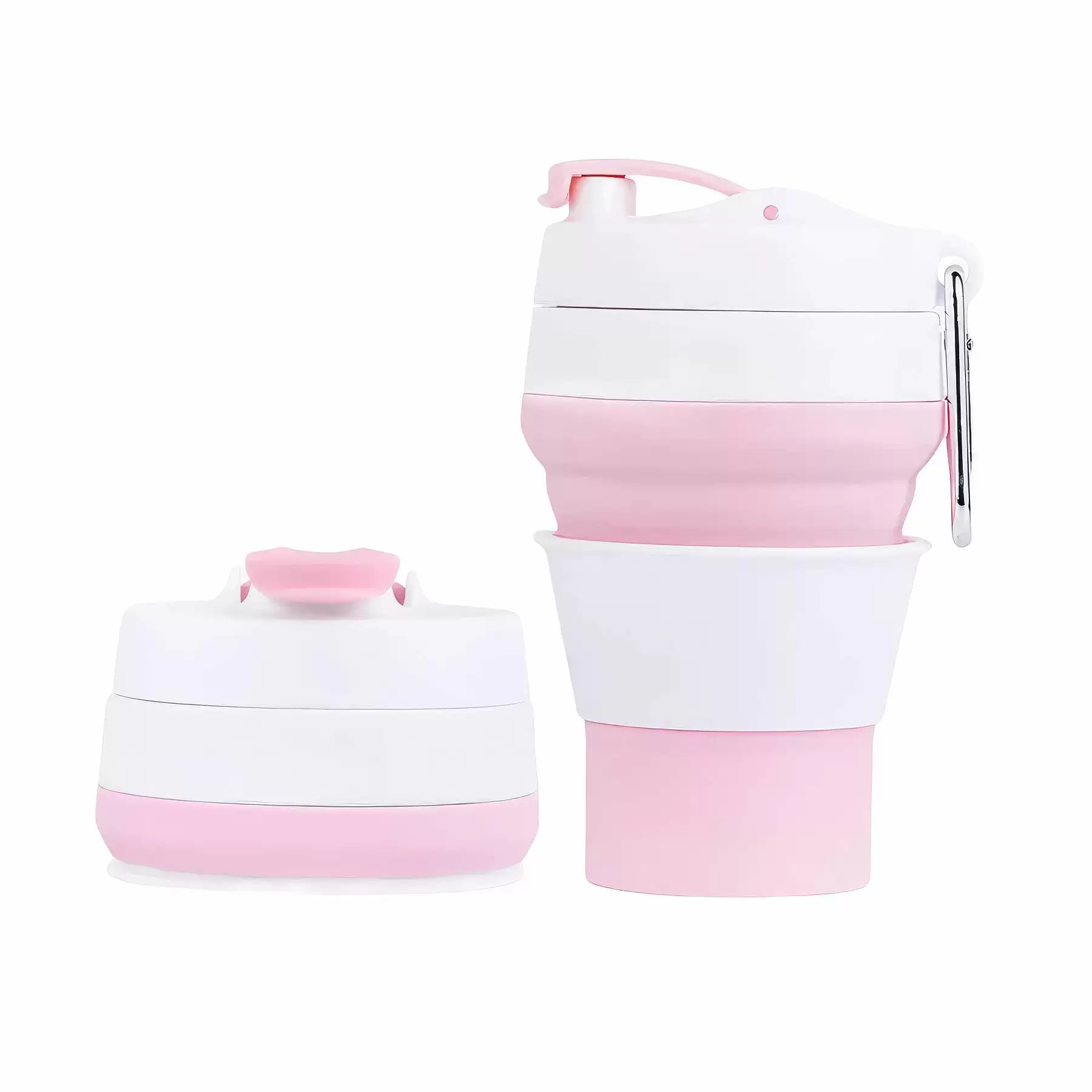 Silicone Foldable Travel Coffee Cup & Reusable To-Go Bottle 12 floz - Image 2