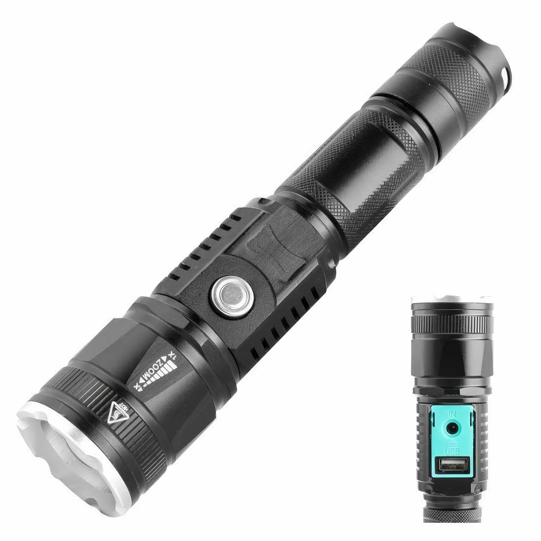 Custom Rechargeable Zoomable Flashlights - Image 2