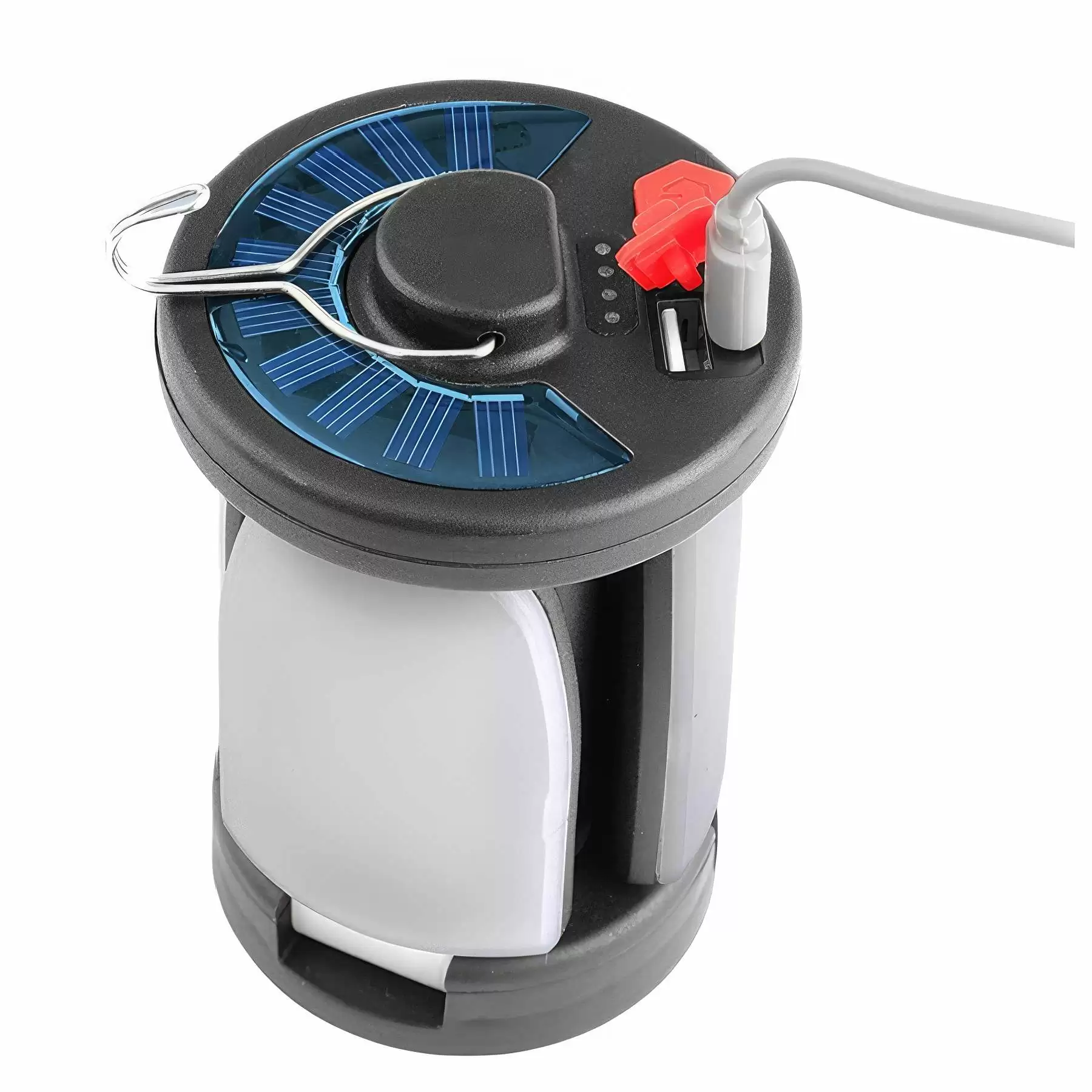 Custom Collapsible Clover Style LED Solar Lantern - Image 2