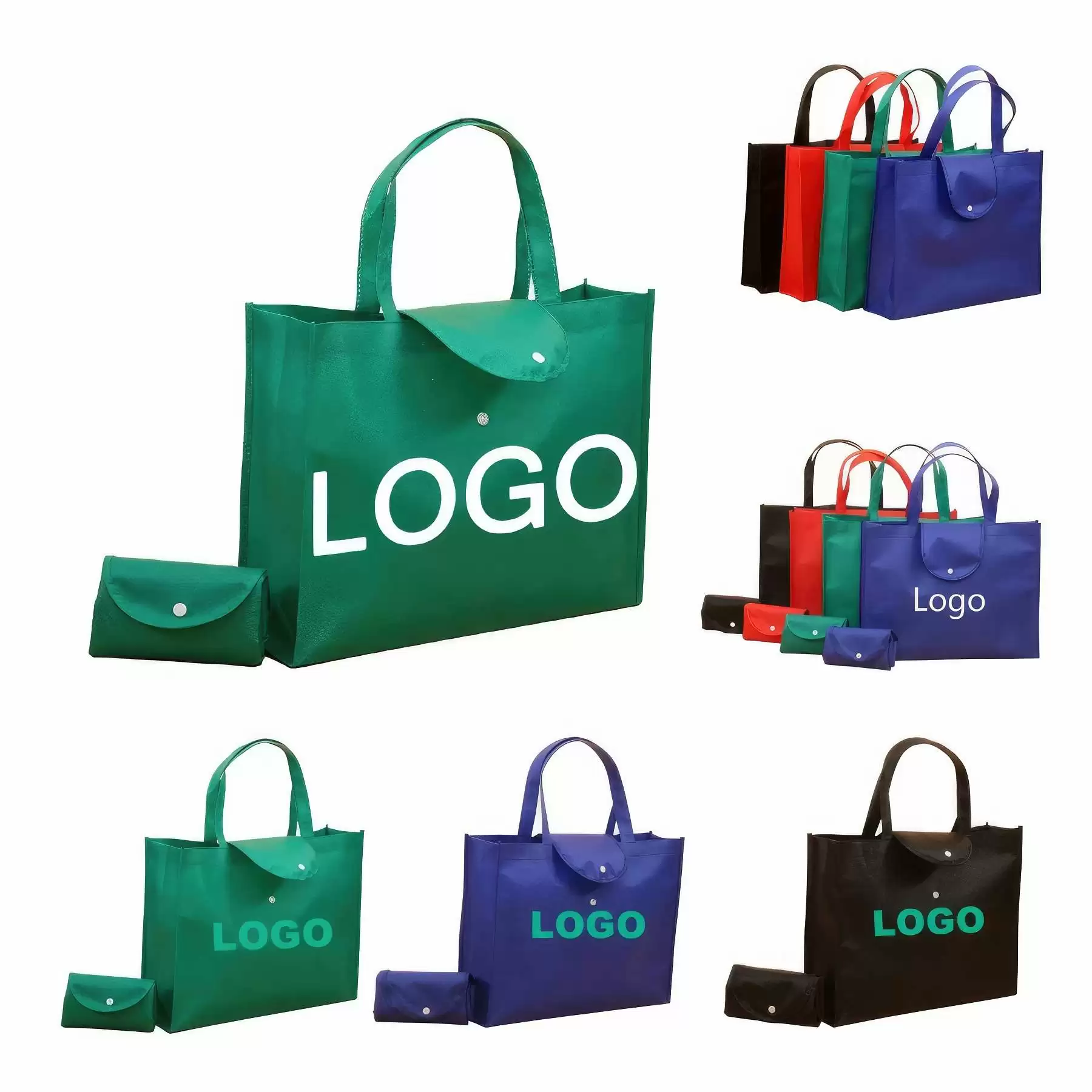 Custom Non-Woven Shopping Tote Bag & Eco-Friendly Handbag