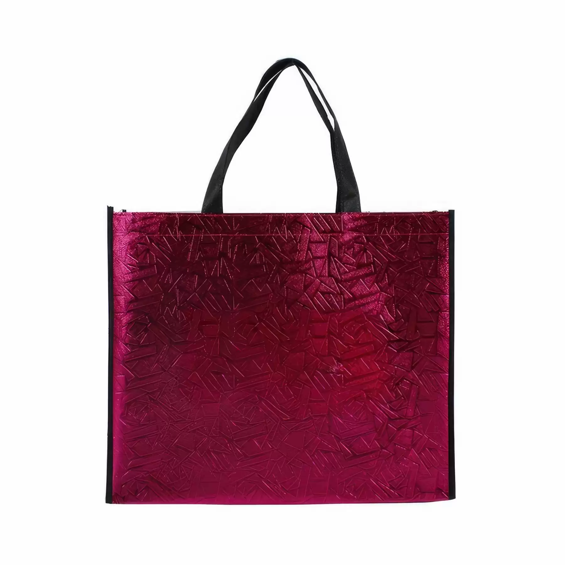 Custom Promo Laser Coated Non-Woven Shopping Gift Tote Bag - Image 2