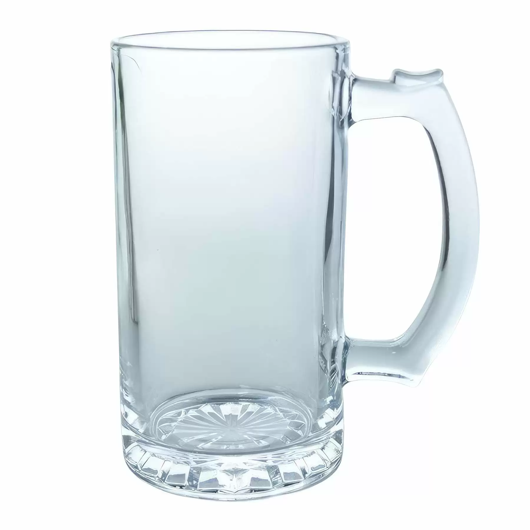 Custom 16 oz Beer Glass Mugs With Handle - Image 2