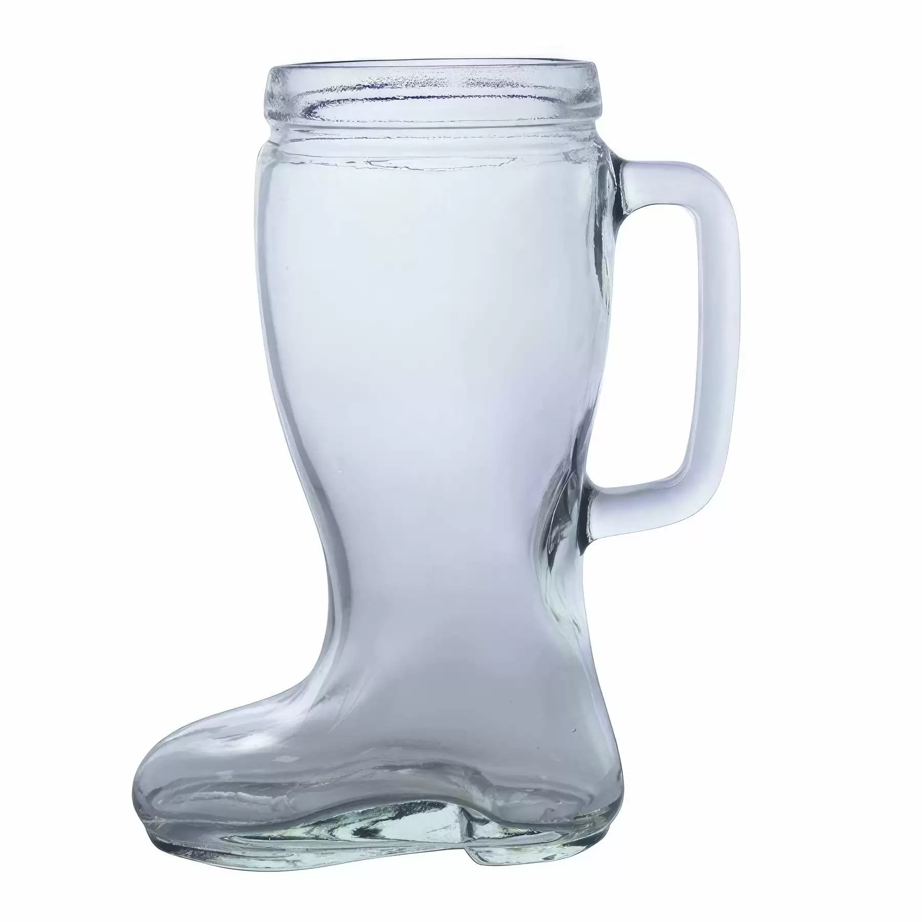 Custom 21 oz Boot Beer Glass Mugs With Handle - Image 2