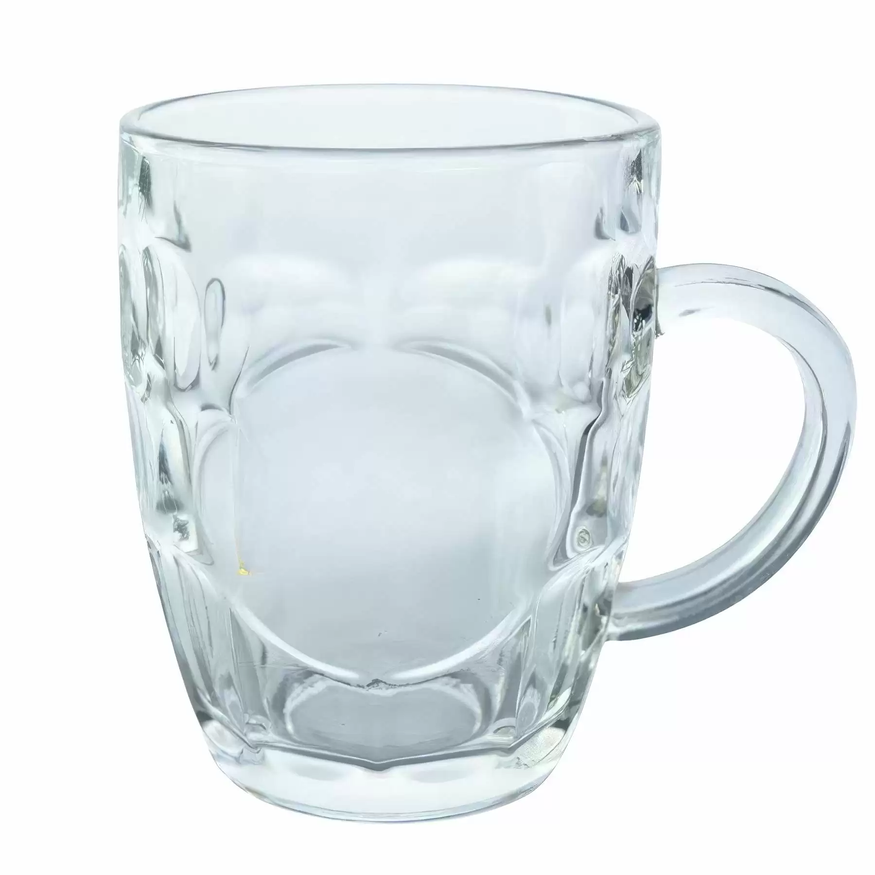 Custom 19 oz Embossed Beer Glass Mugs With Handle - Image 2