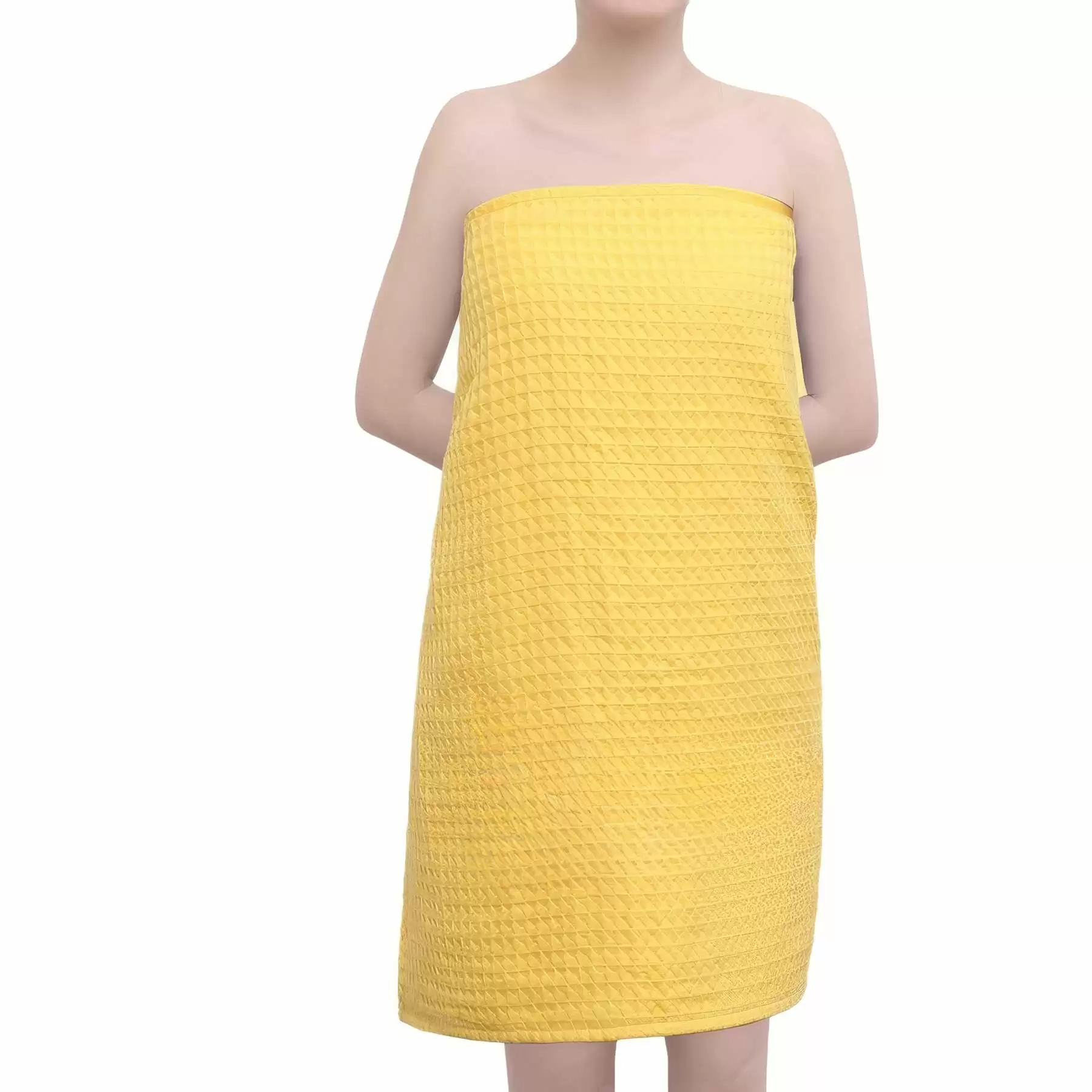 Custom Gift Soft 100% Cotton Waffle Weave Bath & Beach Towel - Image 2