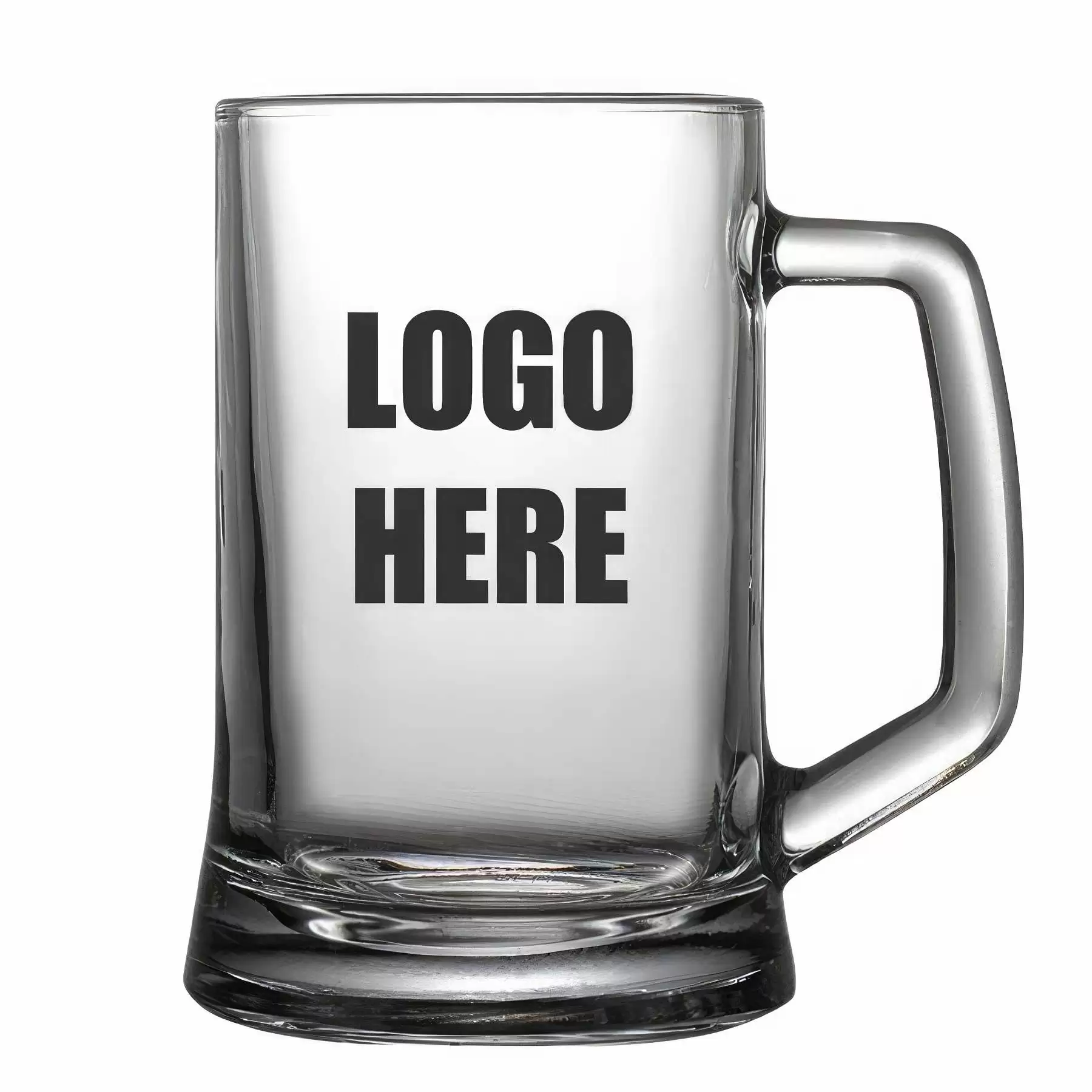Custom 22 oz Beer Glass Mugs Muscular Arms As Handles