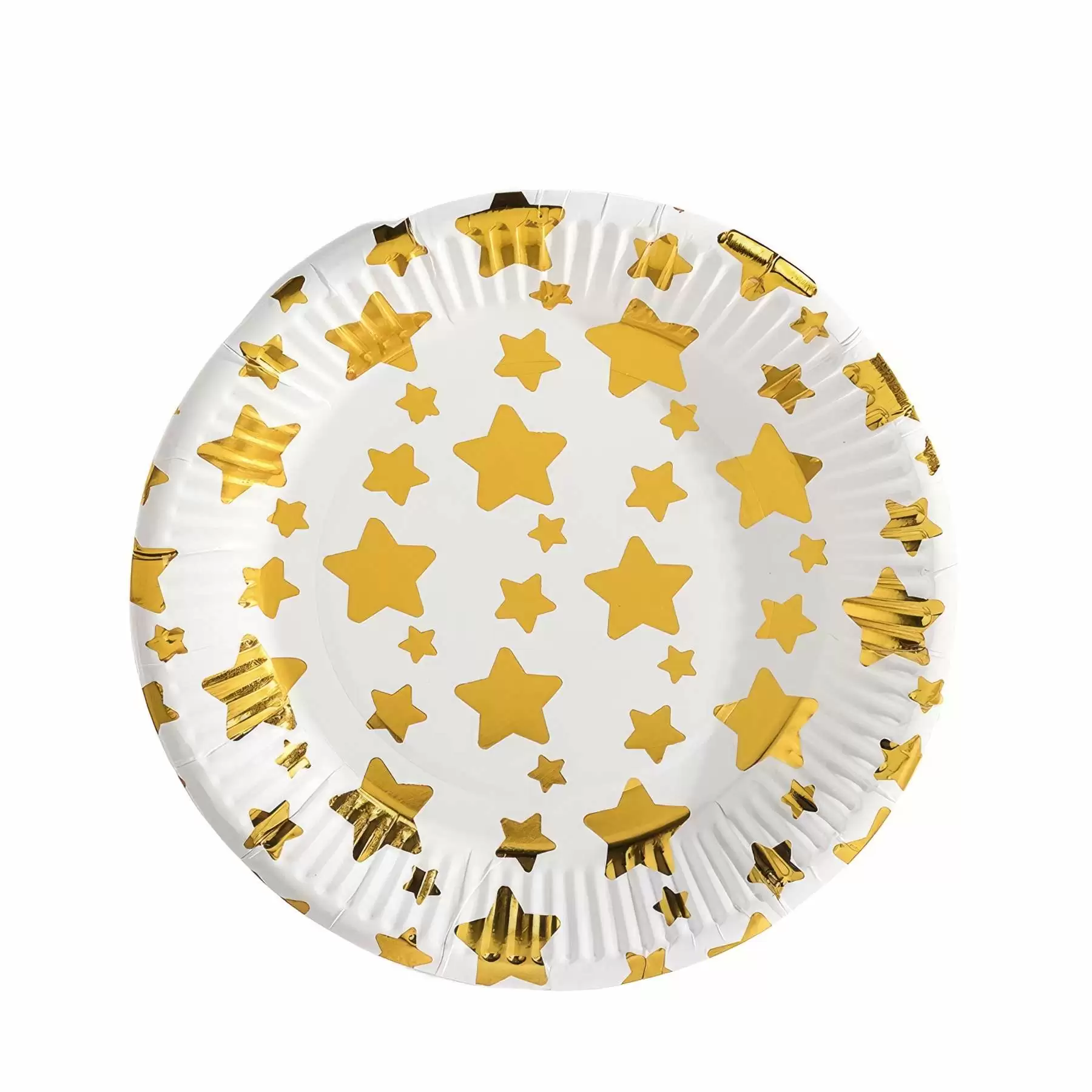 Custom 7" Disposable Party Picnic Salad Dessert Paper Plate - Image 2