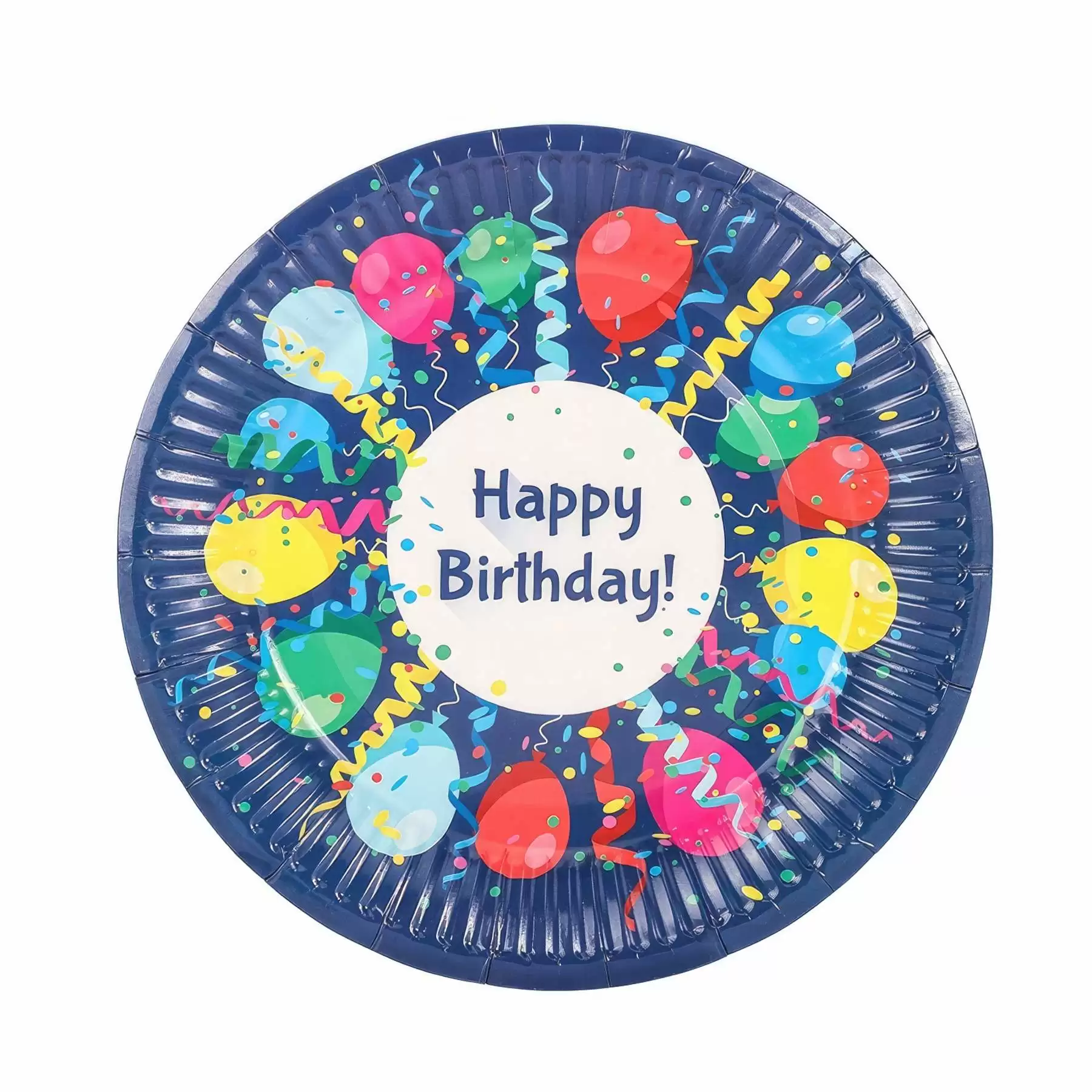 Custom 7" Disposable Party Picnic Salad Dessert Paper Plate - Image 2