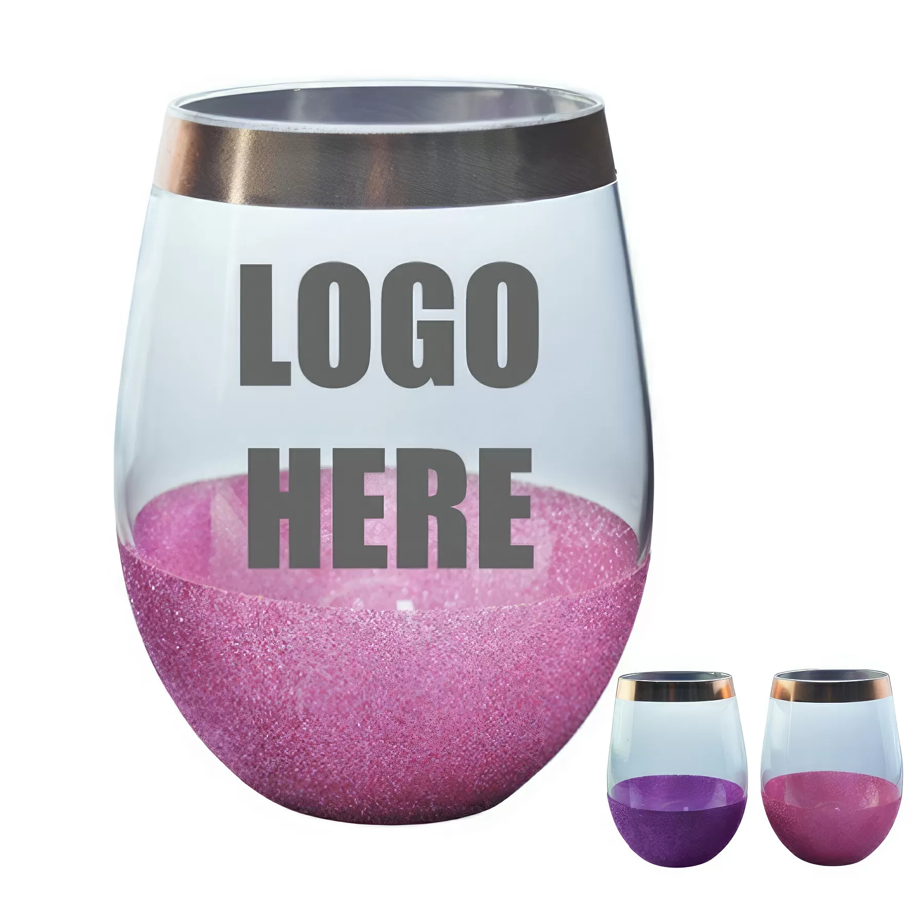 Custom 19 oz Stemless Wine Glasses