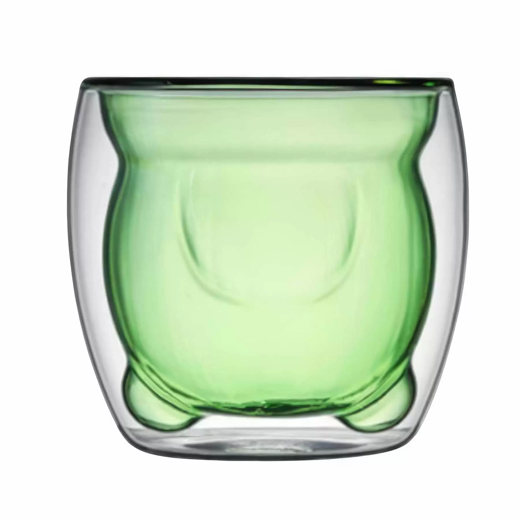 Custom 8.5 oz Double Wall Insulated Glass Cute Mugs - Image 2