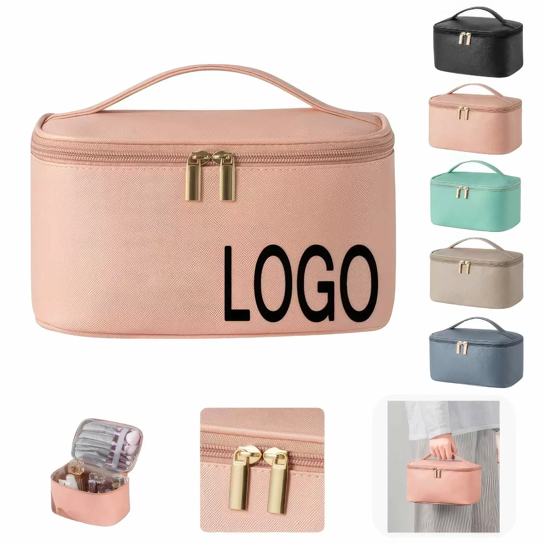 Portable Travel Toiletry Bag & Makeup Cosmetic Organizer