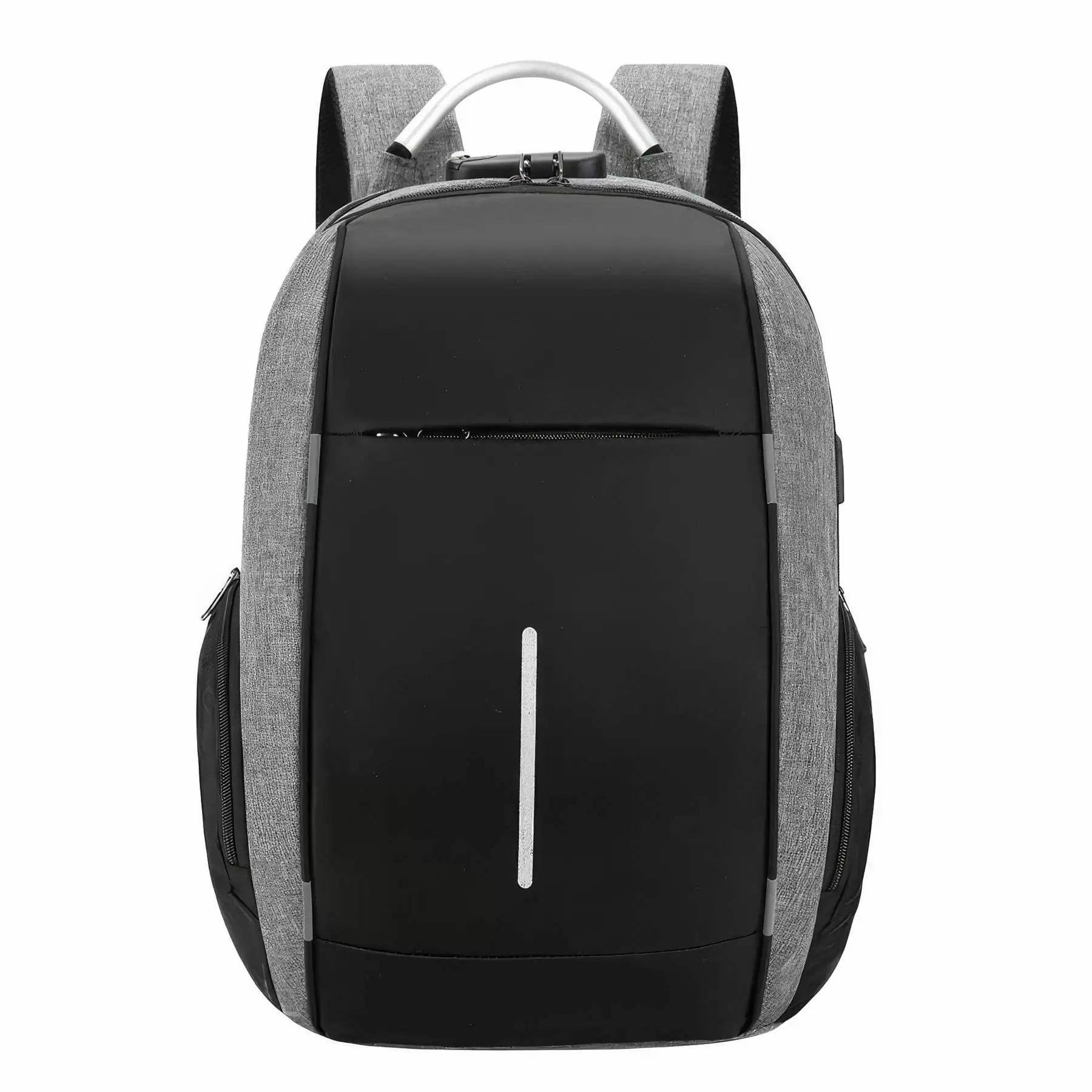 Custom Waterproof Laptop Backpack with USB Charging Port - Image 2