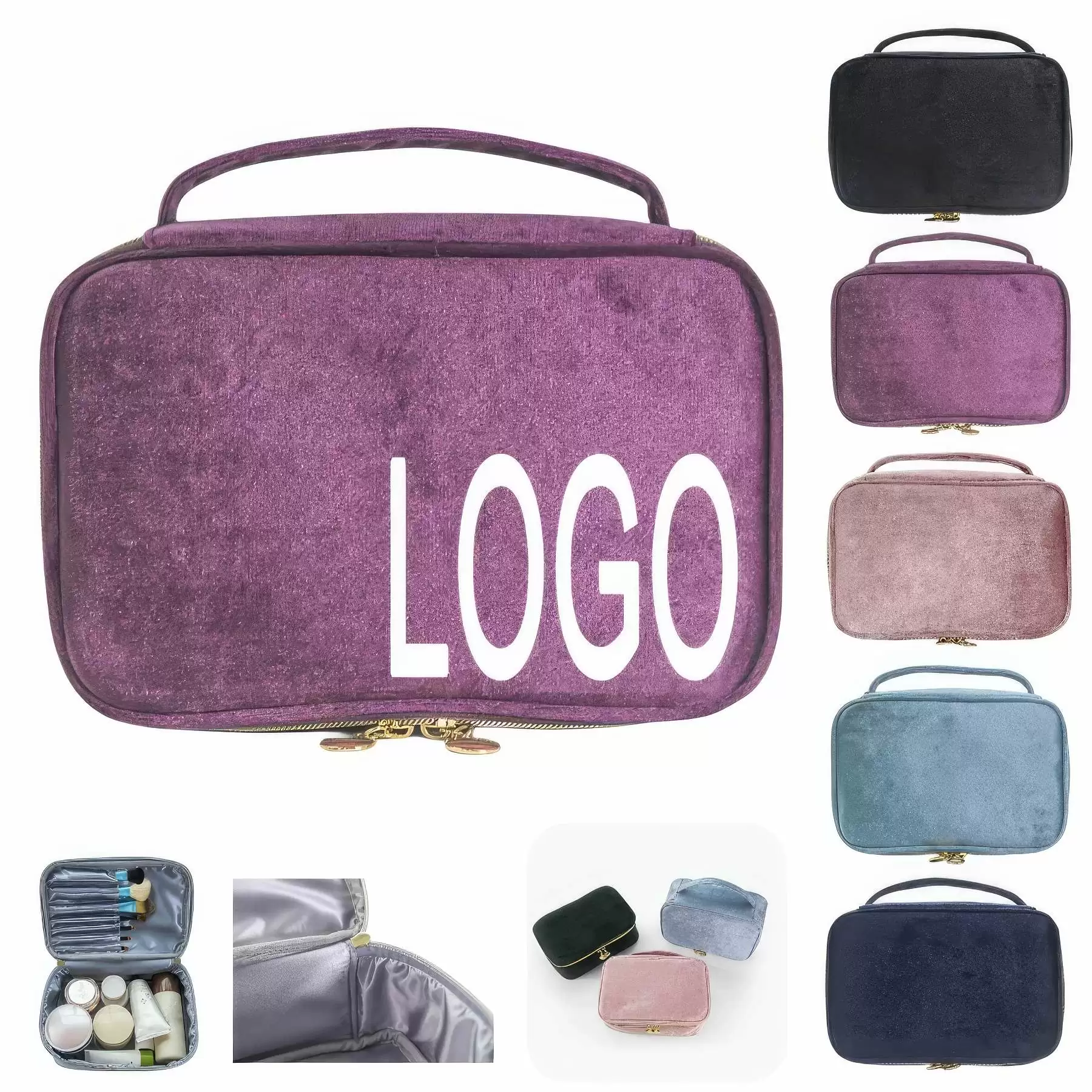 Portable Travel Toiletry Bag & Makeup Cosmetic Organizer