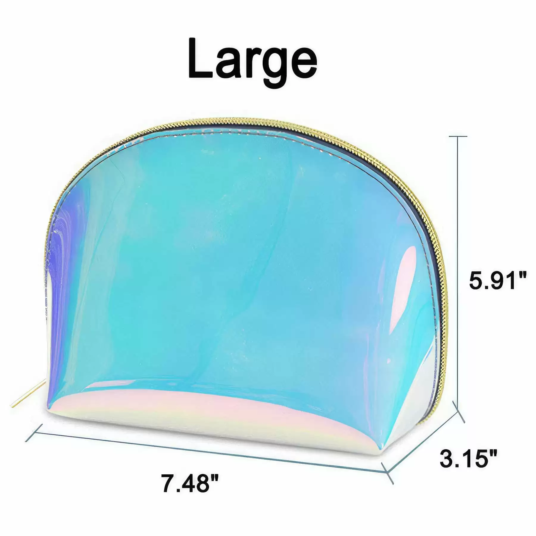 TPU Travel Makeup Organizer Pouch & Cosmetic Toiletry Bag - Image 3