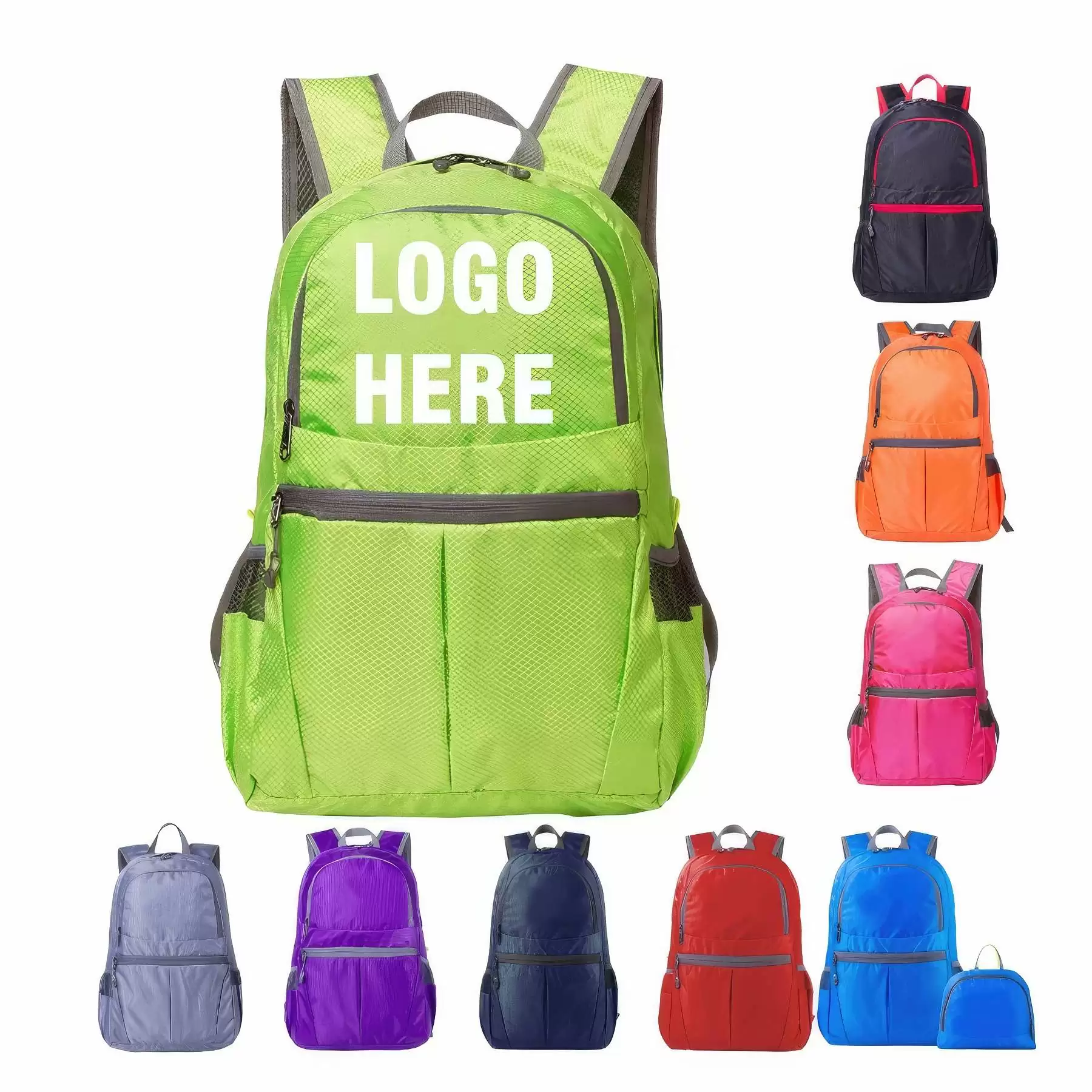 Custom Water Resistant Lightweight Packable Backpack