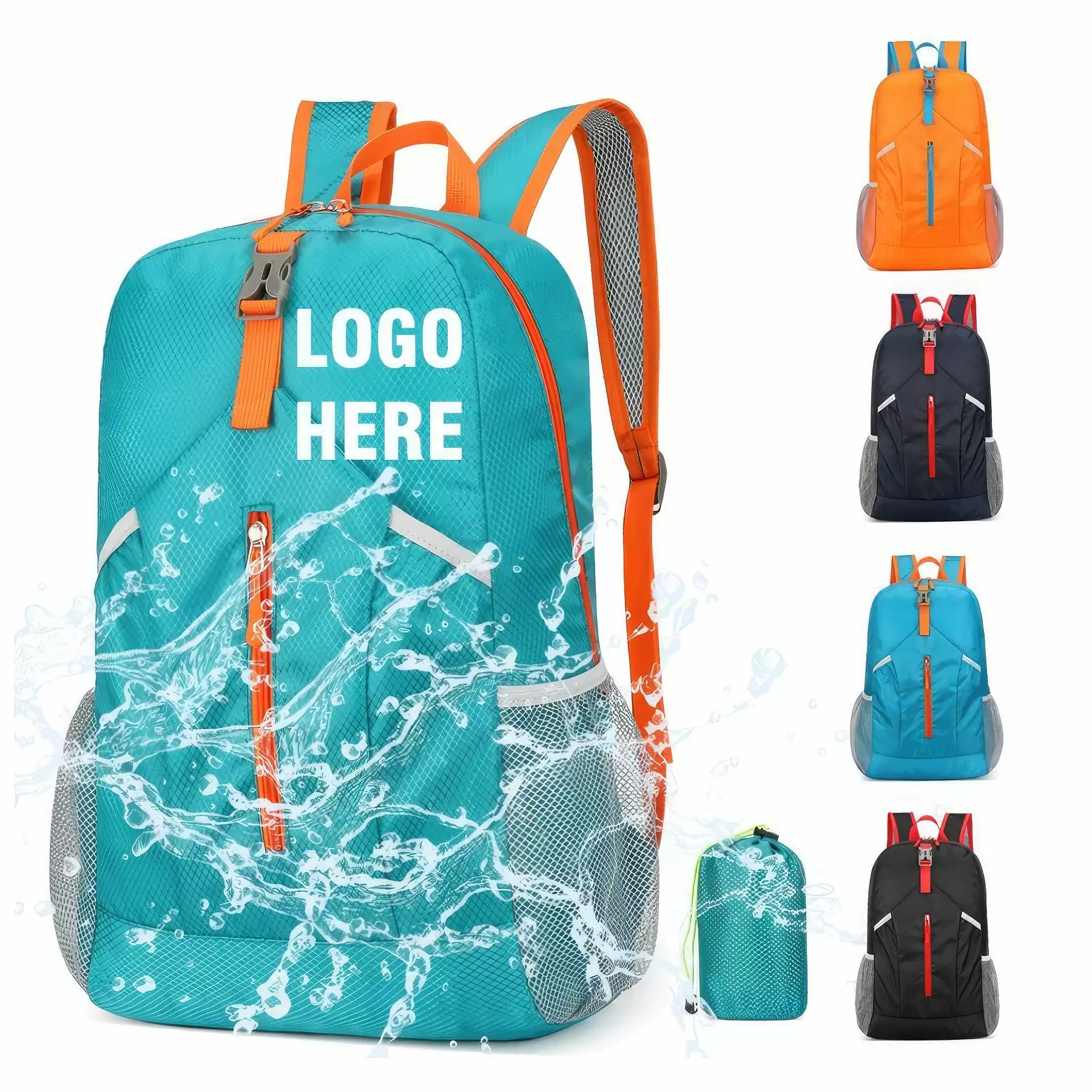Custom Water Resistant Lightweight Packable Backpack