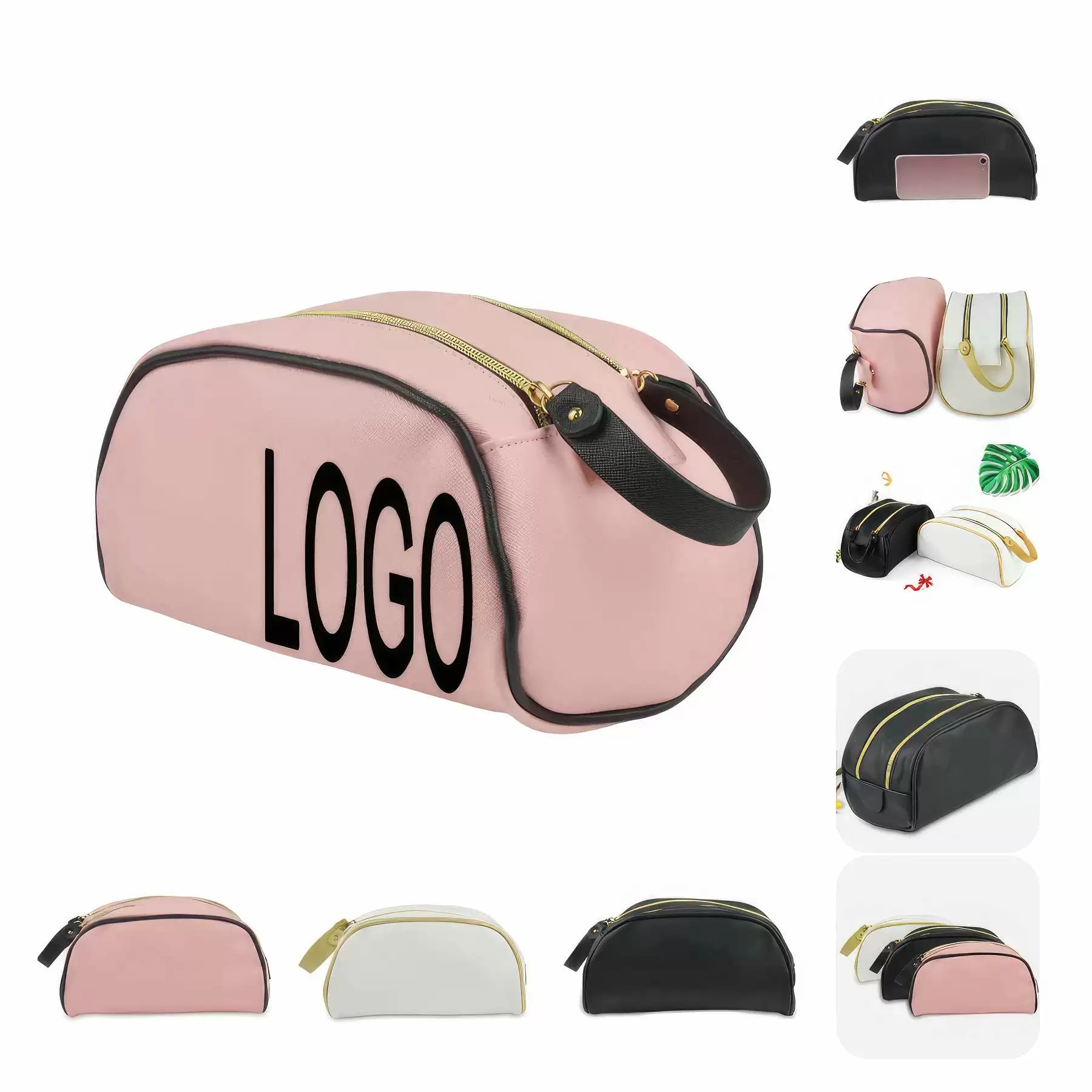 Portable Travel Toiletry Bag & Makeup Cosmetic Organizer