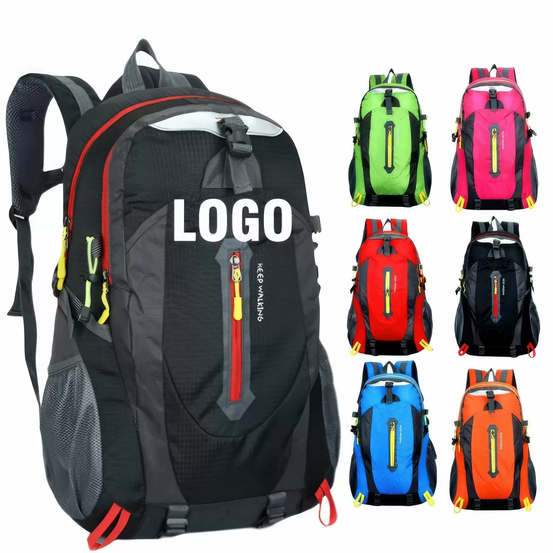 Custom Waterproof Lightweight Hiking,Camping,Travel Backpack