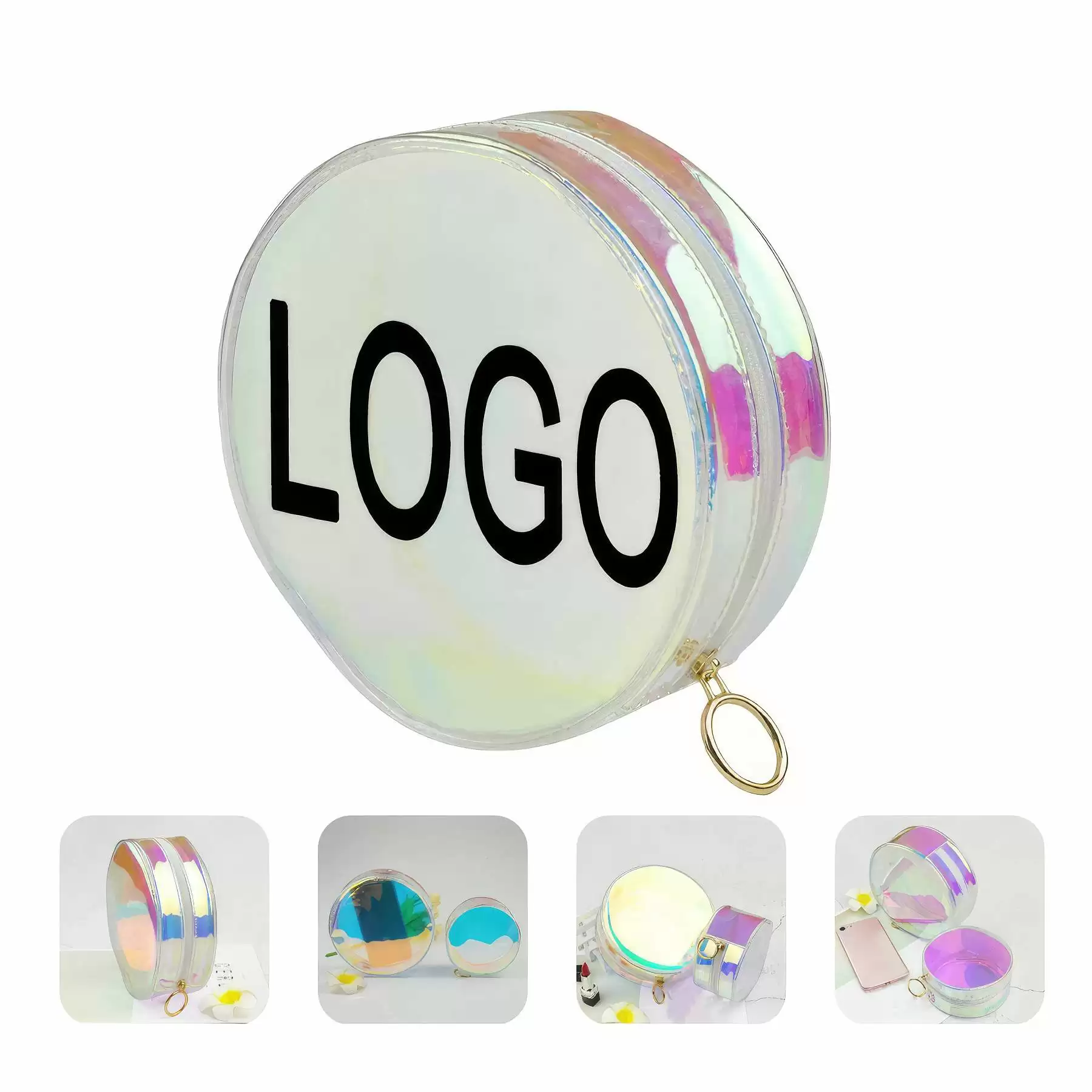 Custom Travel Makeup Organizer Pouch & Cosmetic Toiletry Bag