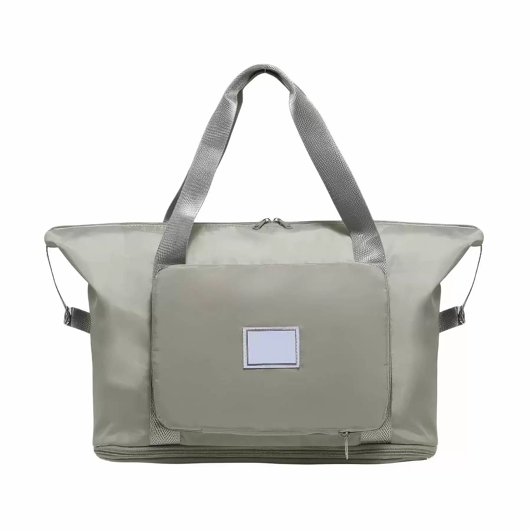 Foldable Travel Tote Handbag Overnight Weekender Duffel Bag - Image 2